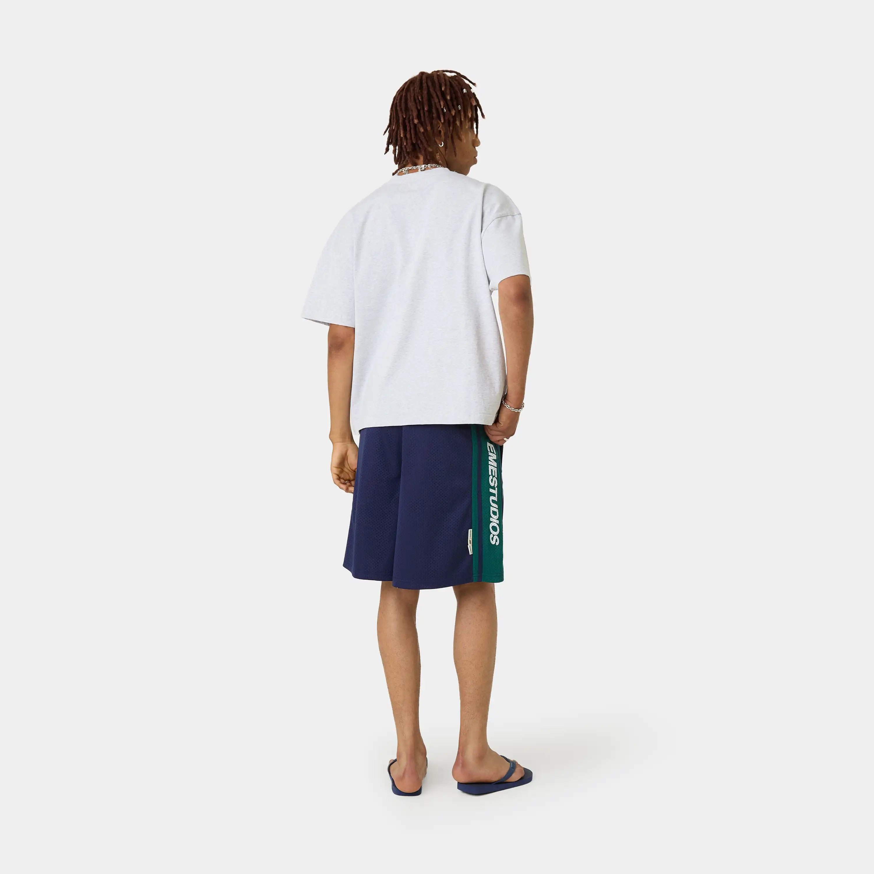 Teddy Heather Grey Oversized Tee T-shirts Eme Studios