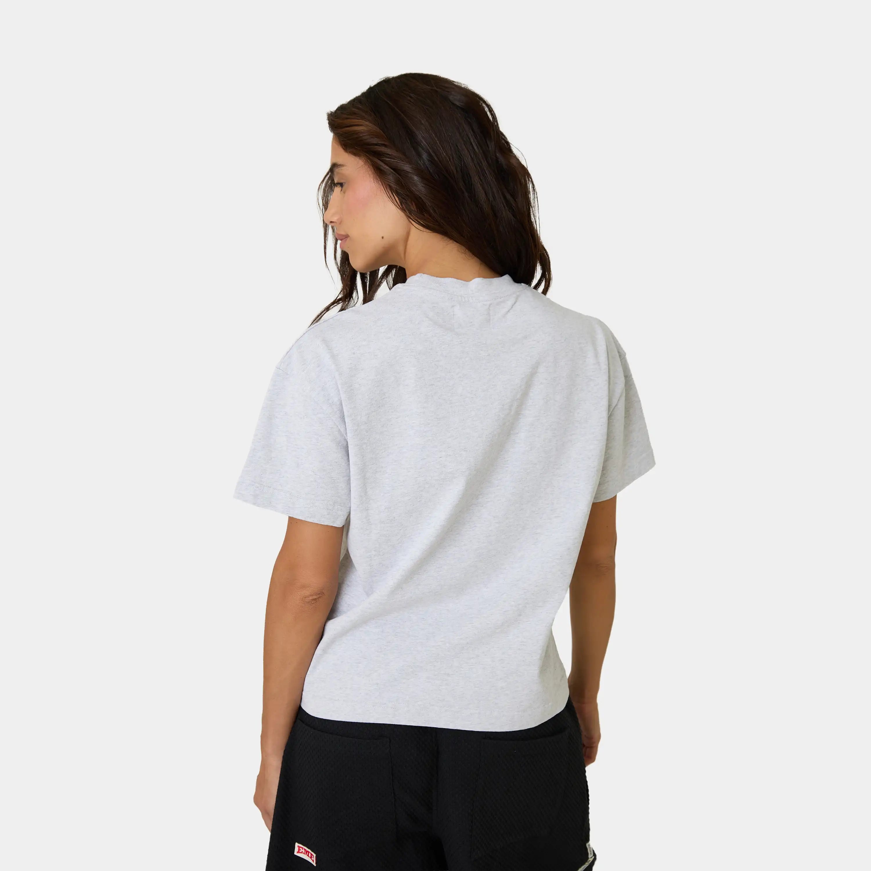Teddy Heather Grey Oversized Tee T-shirts Eme Studios