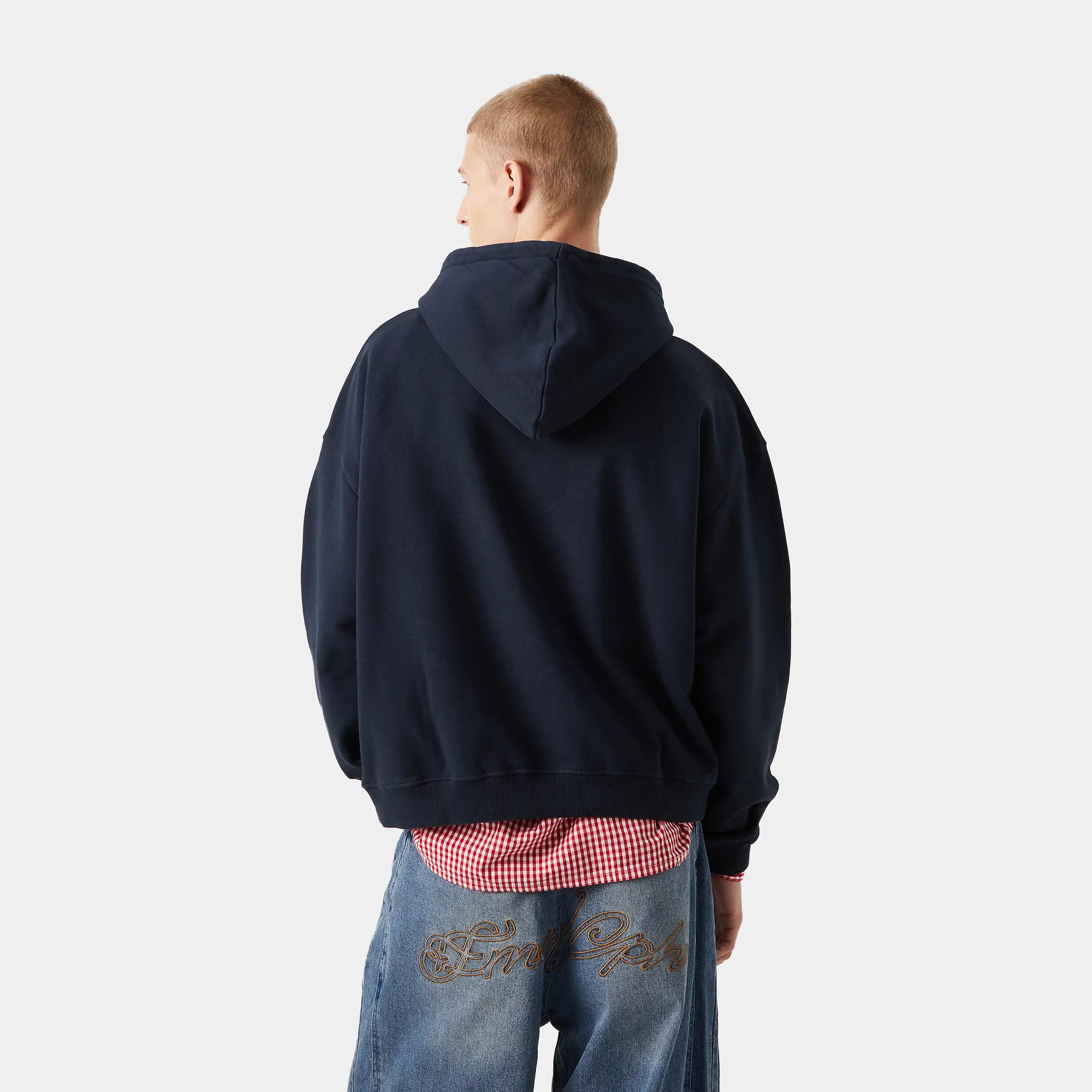 Flag CPH Navy Oversized Hoodie Hoodies eme