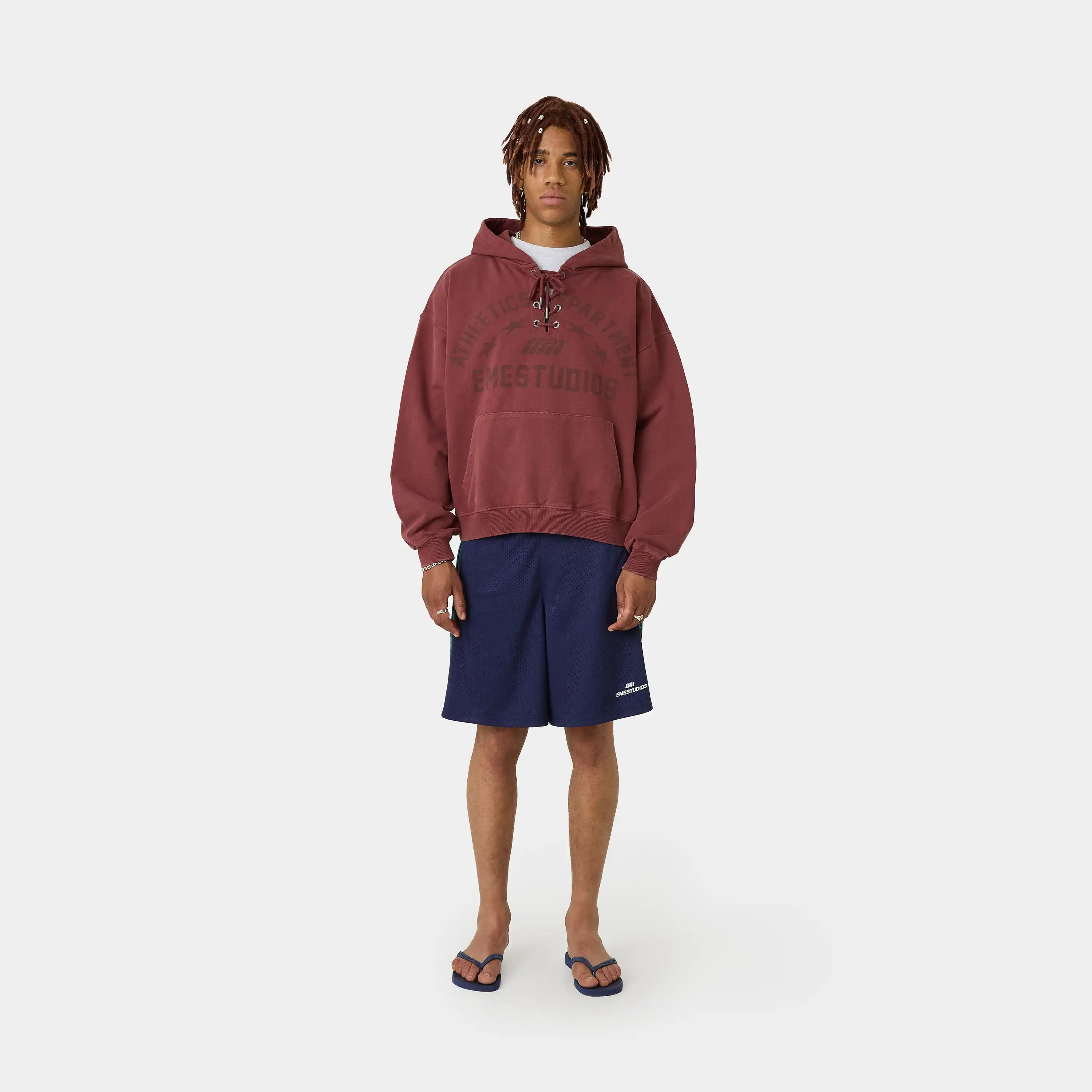 Cord Cabernet Oversized Hoodie Hoodies Eme Studios