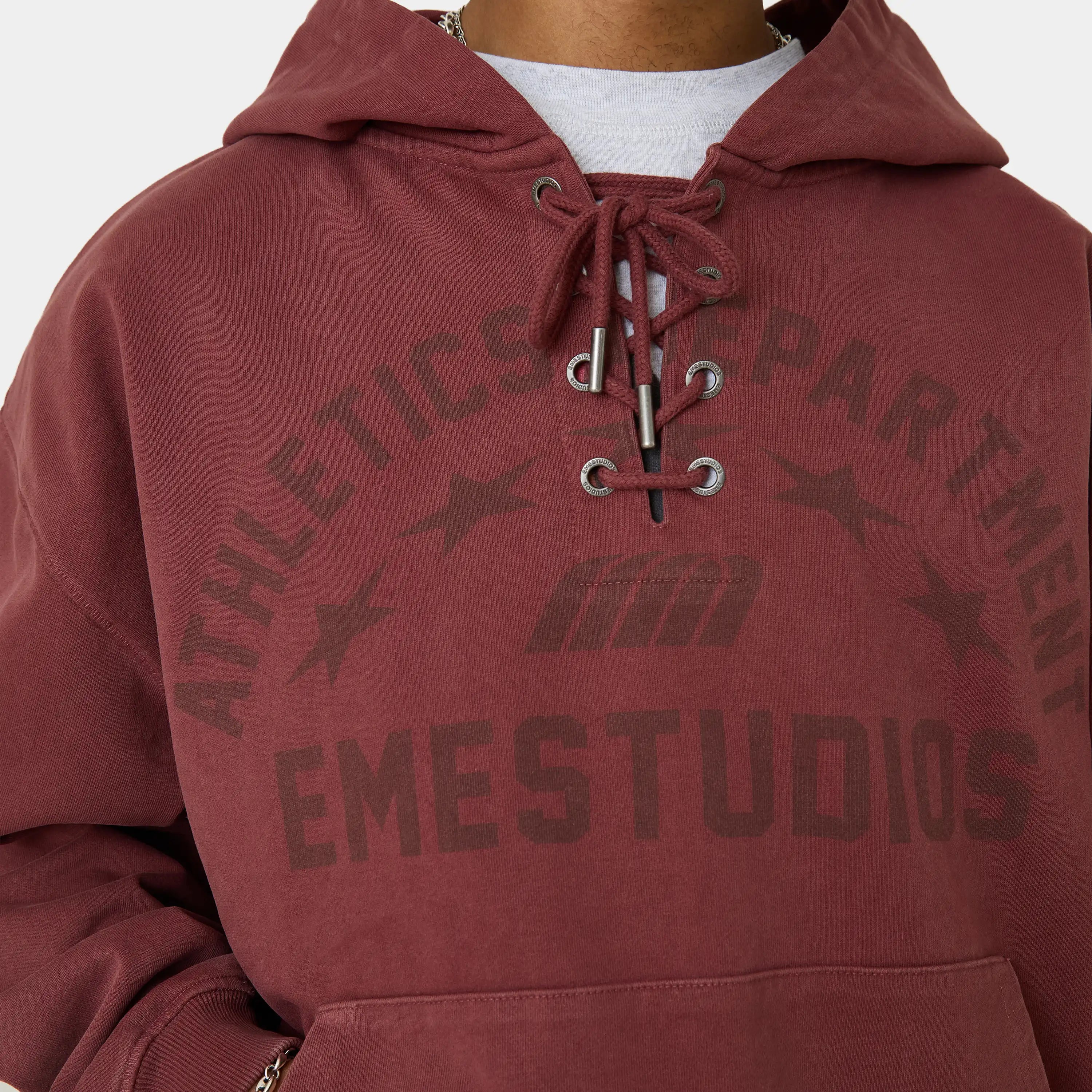 Cord Cabernet Oversized Hoodie Hoodies Eme Studios