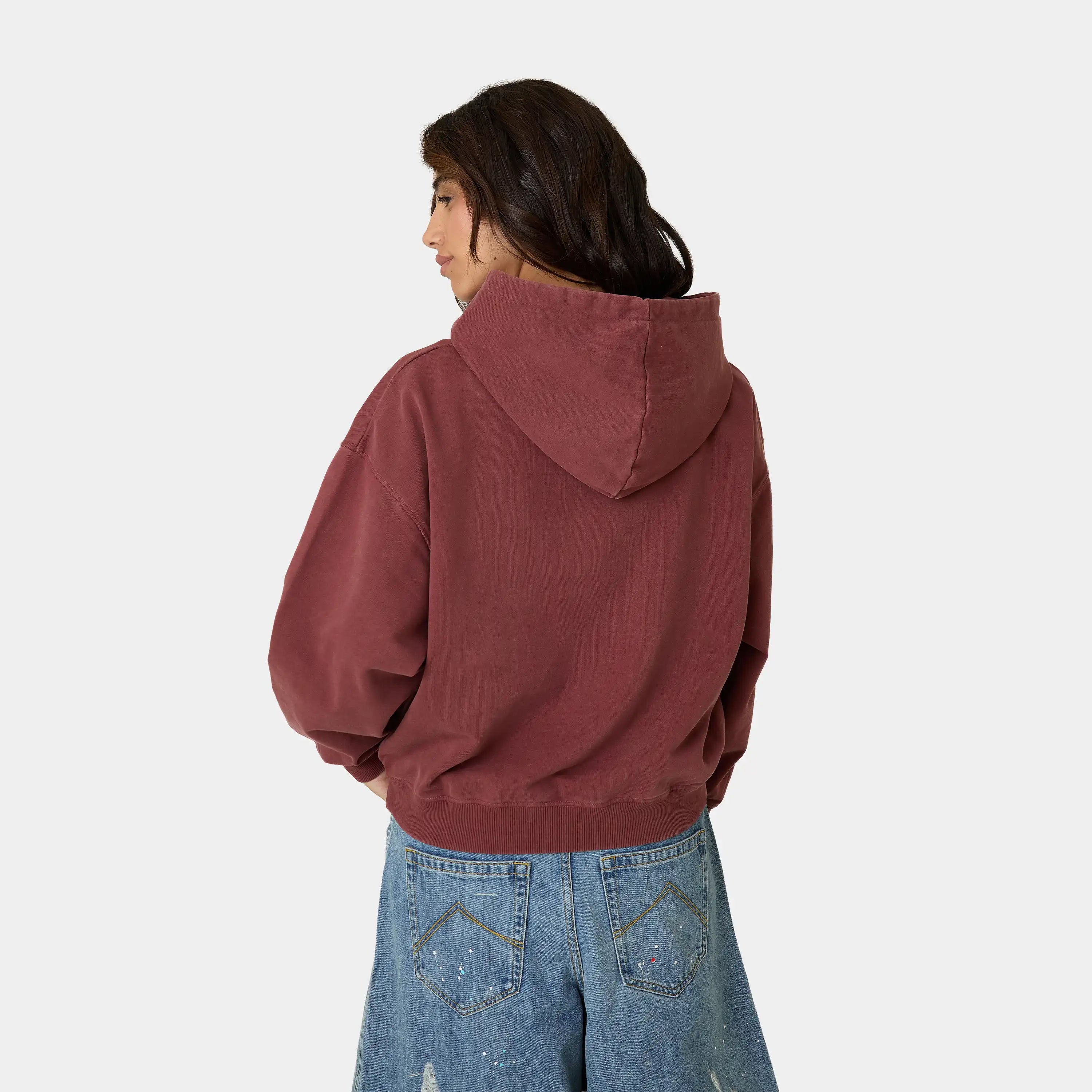Cord Cabernet Oversized Hoodie Hoodies Eme Studios