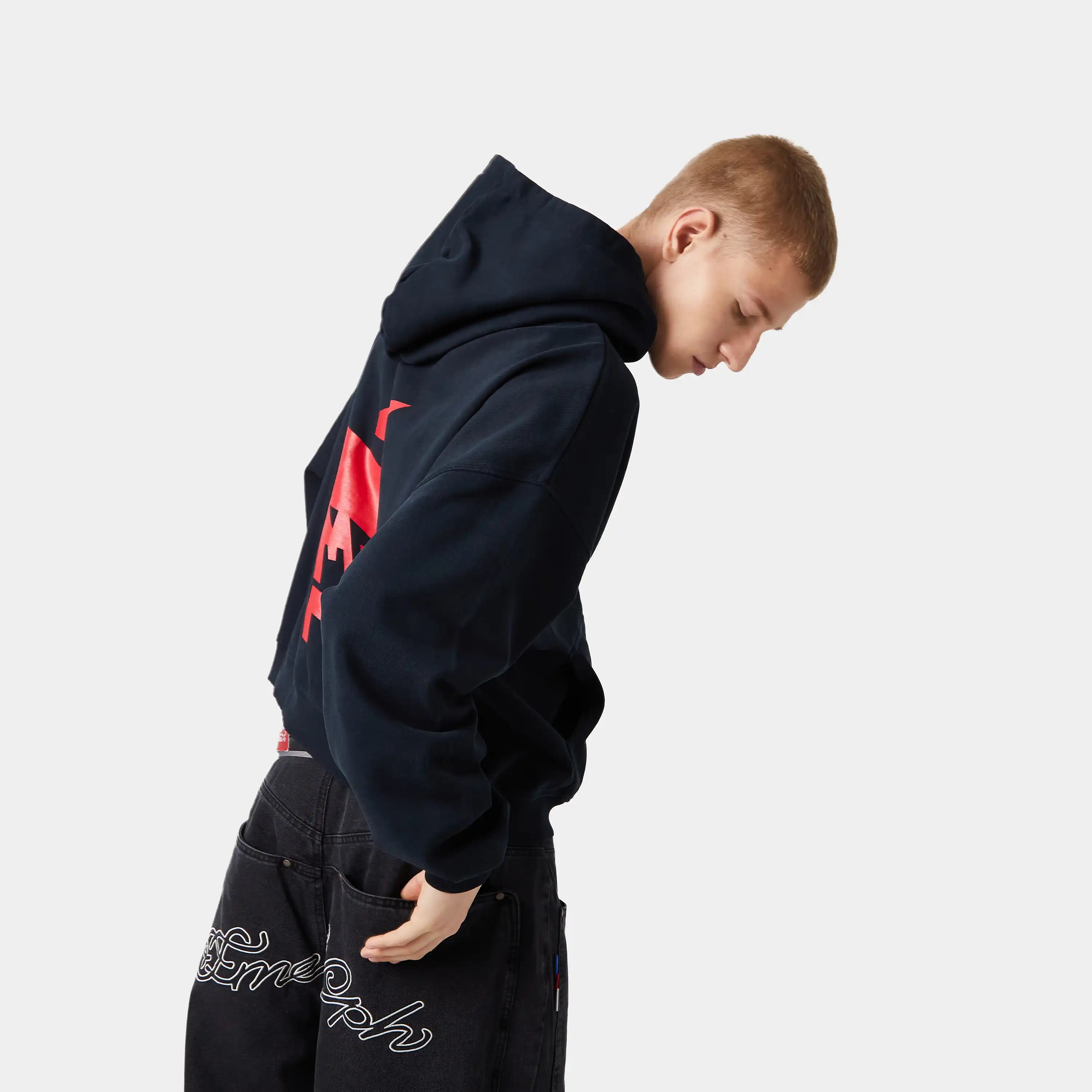 Rensdyr Navy Oversized Hoodie Hoodies eme