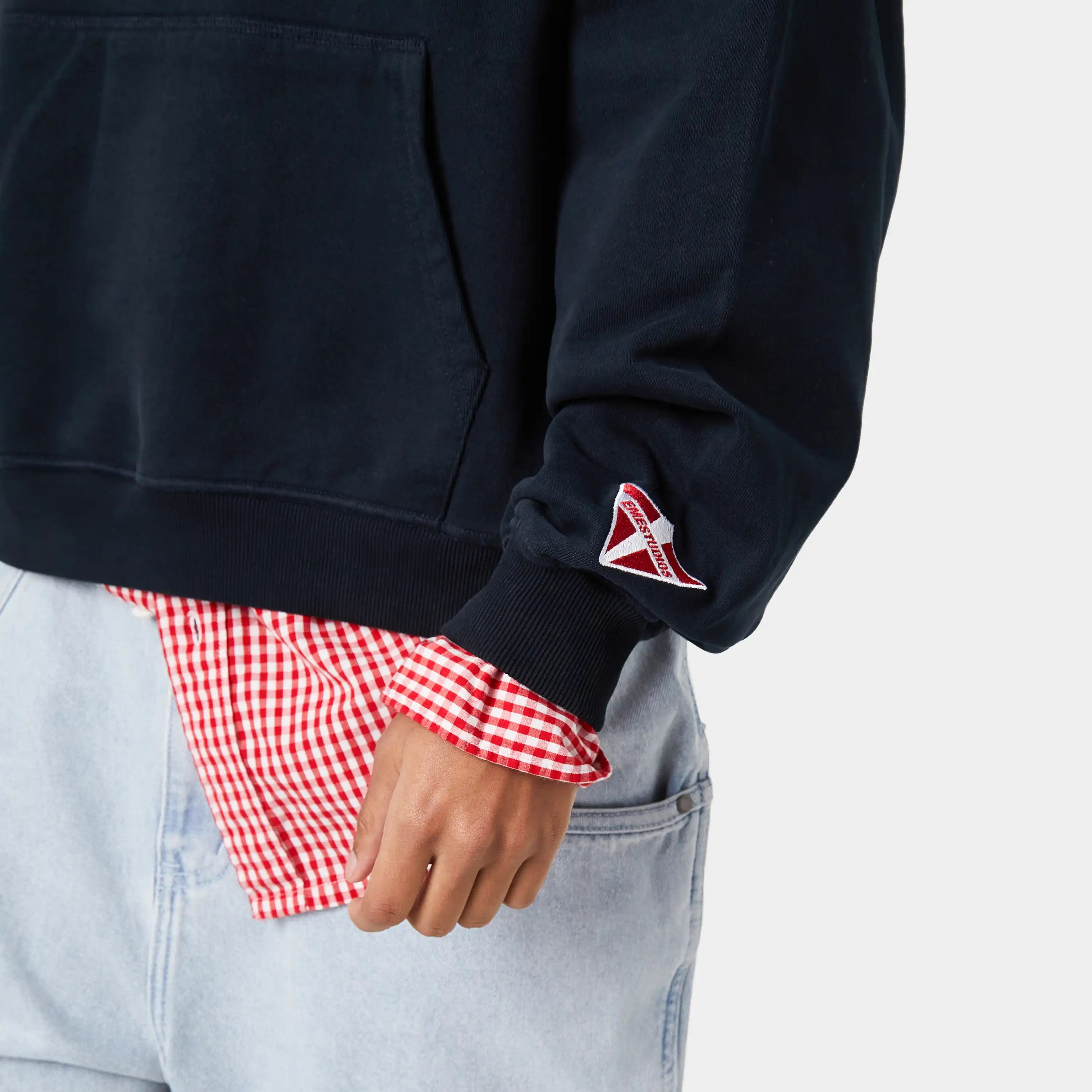 Rensdyr Navy Oversized Hoodie Hoodies eme