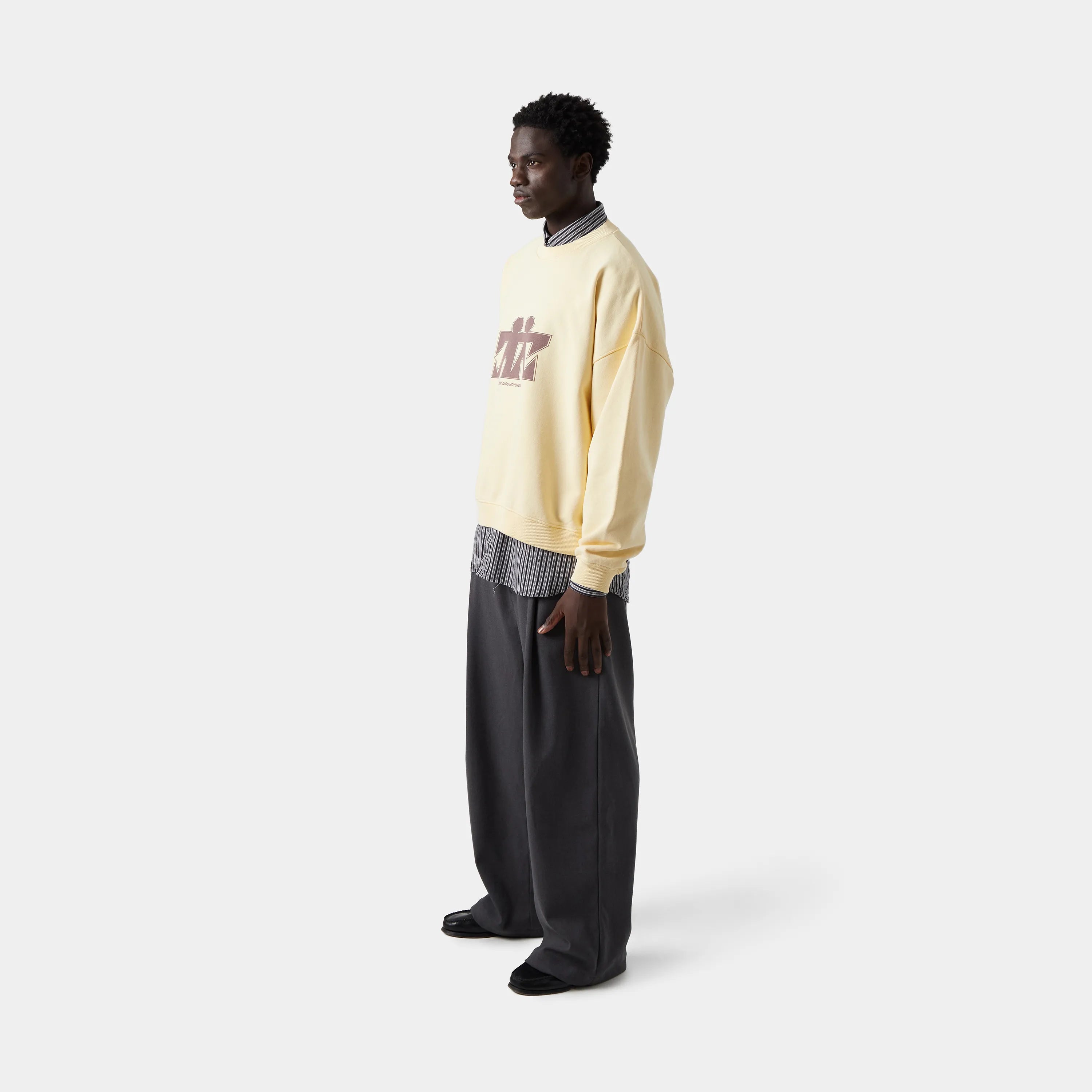 Mbuddy Sunlight Oversized Crewneck Sweatshirts eme