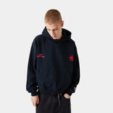 Rensdyr Navy Oversized Hoodie Hoodies eme