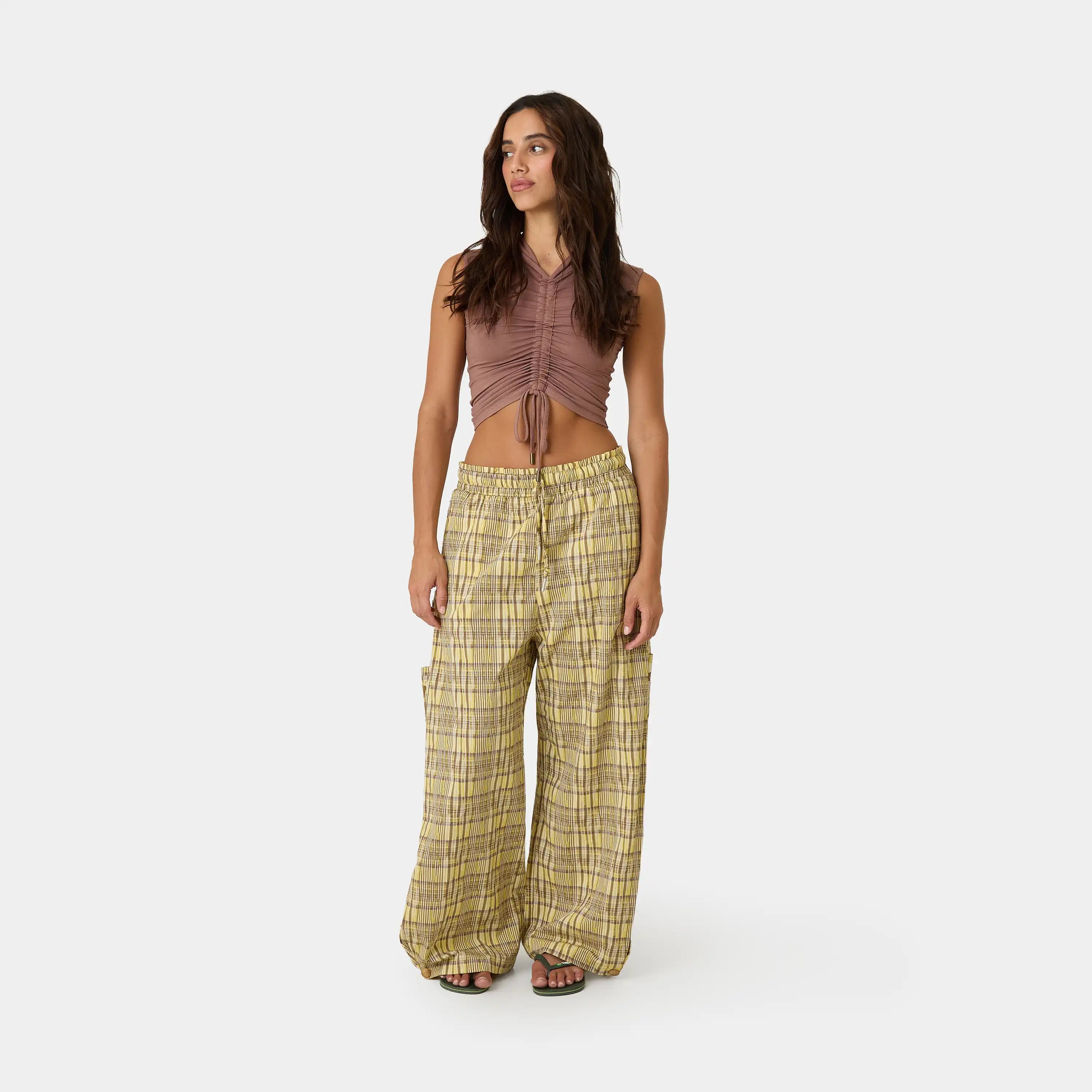 Linen Lise Striped Pants Woman Pants Eme Studios
