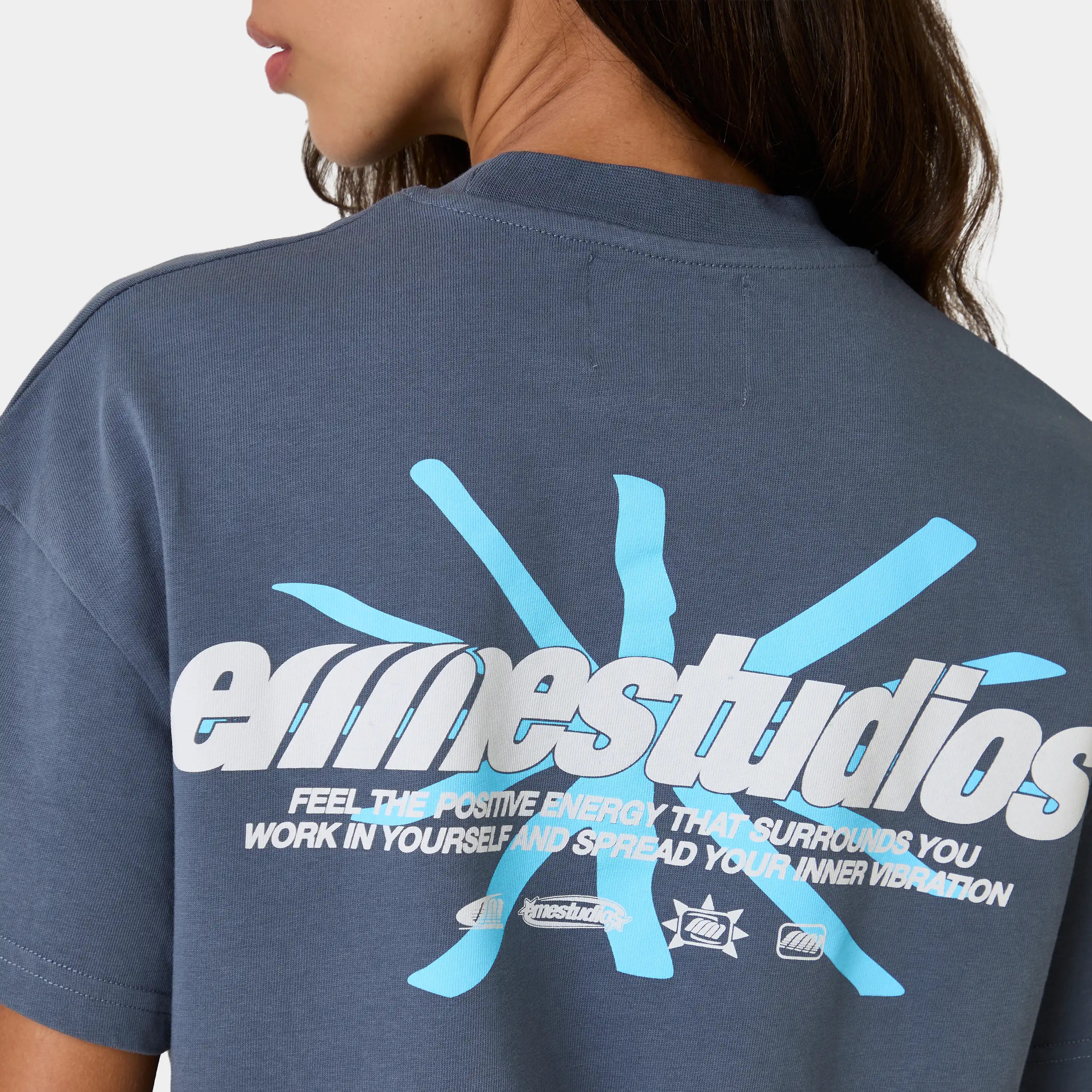 Endless Navy Oversized Tee T-shirts Eme Studios