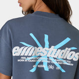 Endless Navy Oversized Tee T-shirts Eme Studios