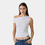 Moony Pearl Polka Dot Top Woman T-Shirts Eme Studios