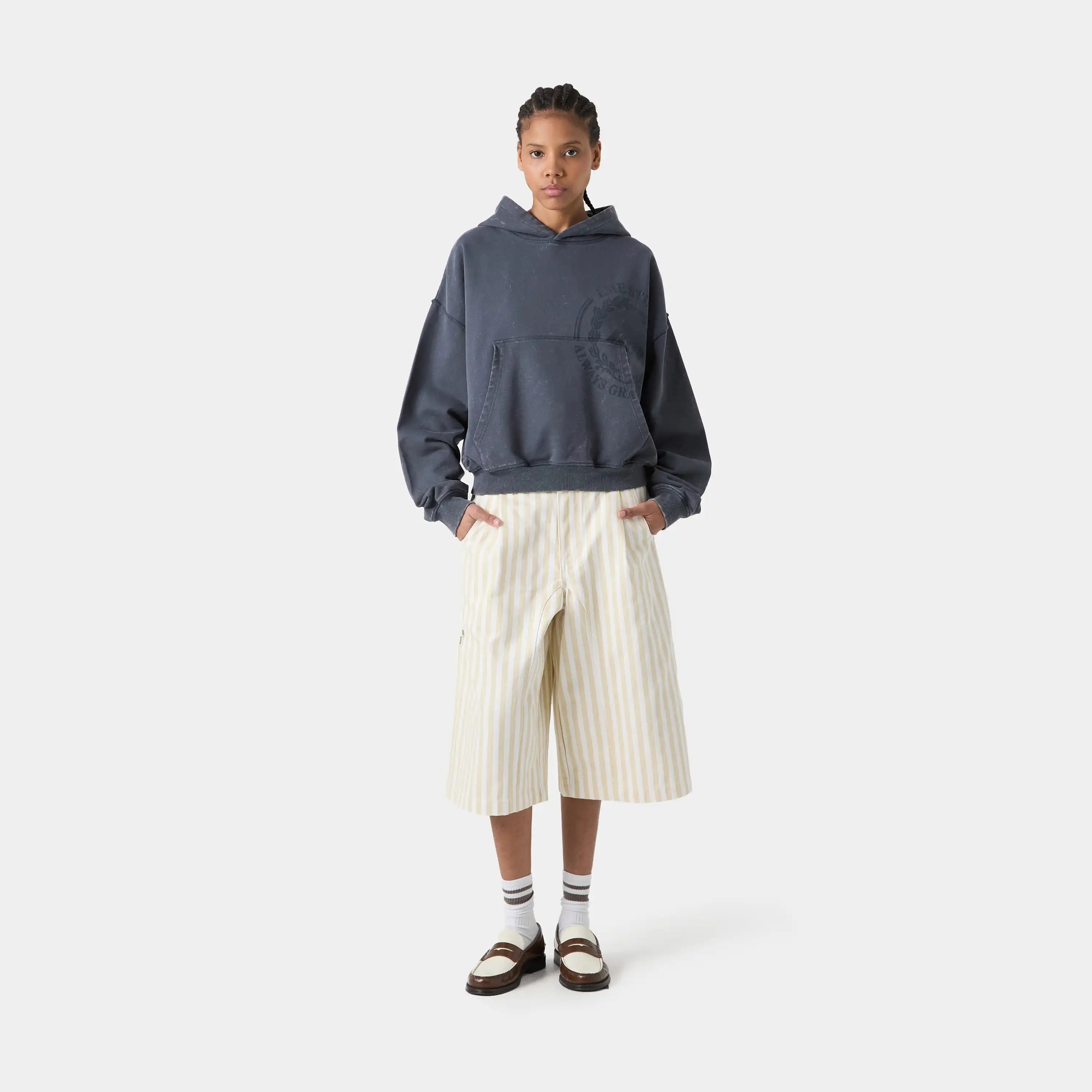 Min Ombre Blued Oversized Hoodie Hoodies eme