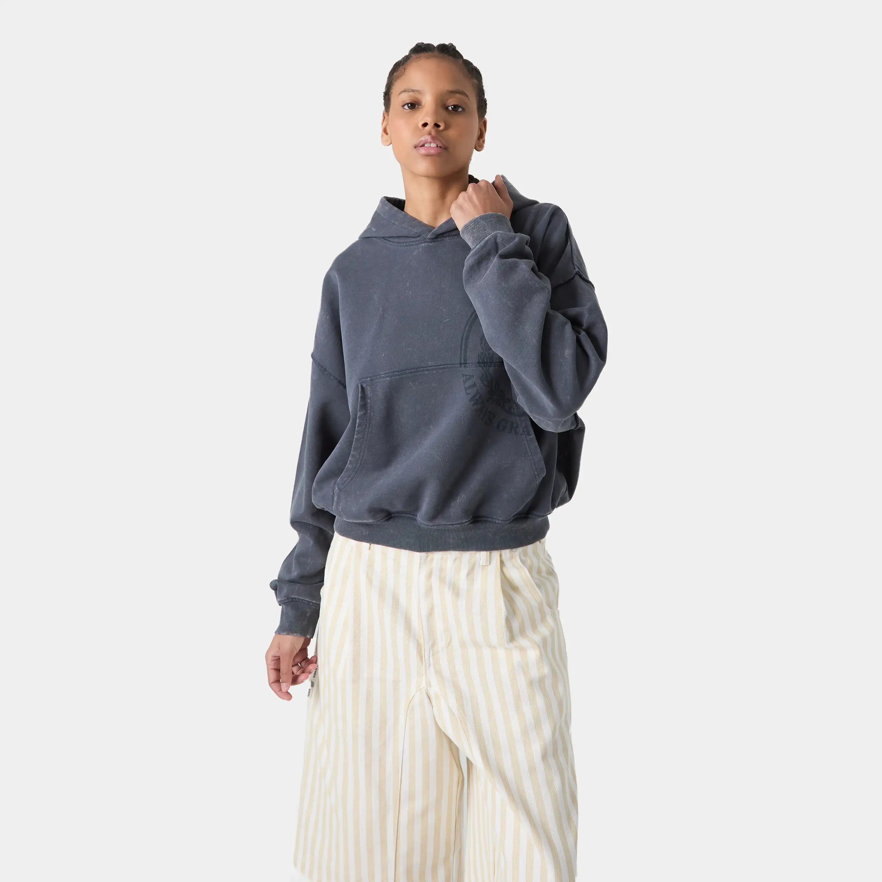 Min Ombre Blued Oversized Hoodie Hoodies eme