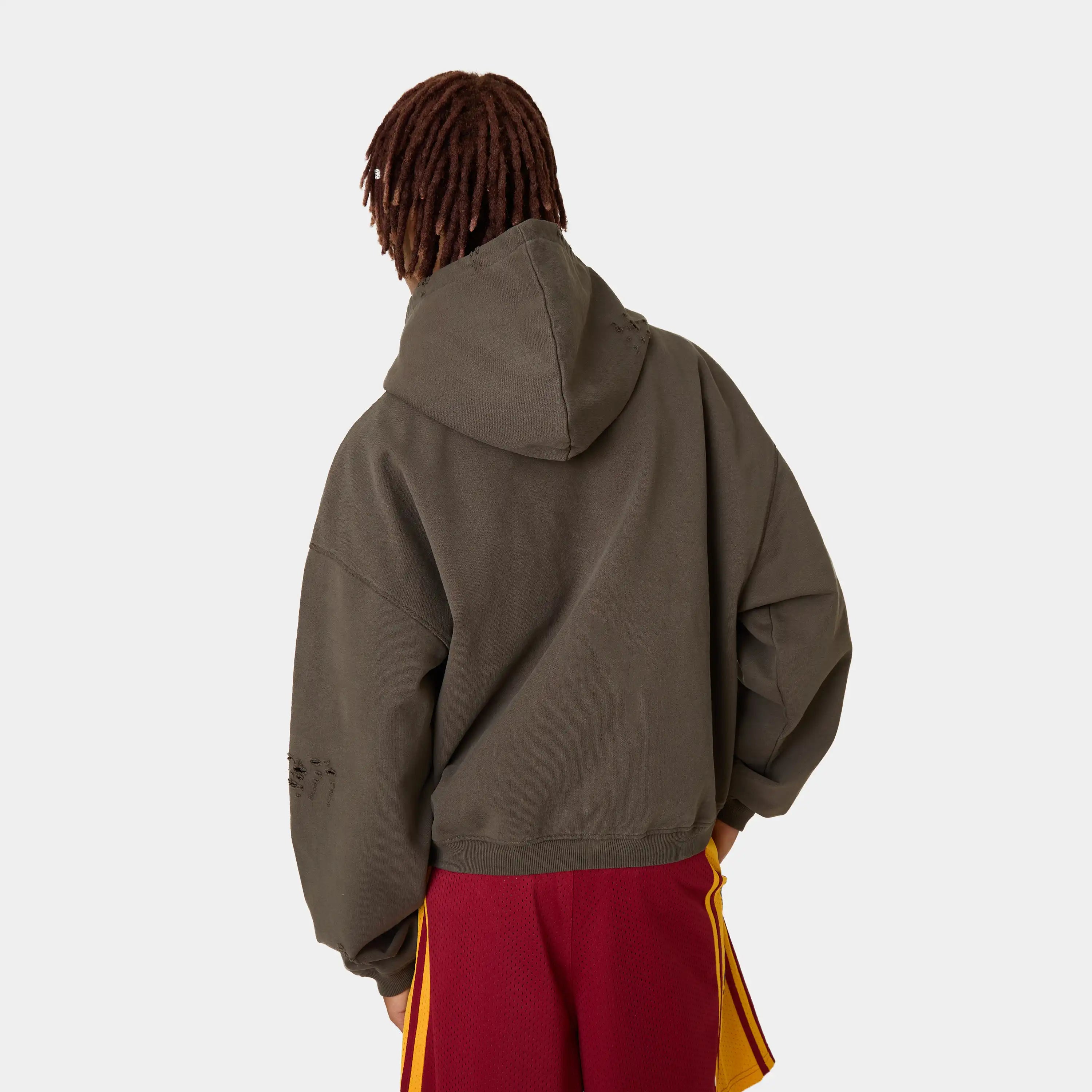 Keeper Fawn Cropped Boxy Full Zip Hoodies Eme Studios