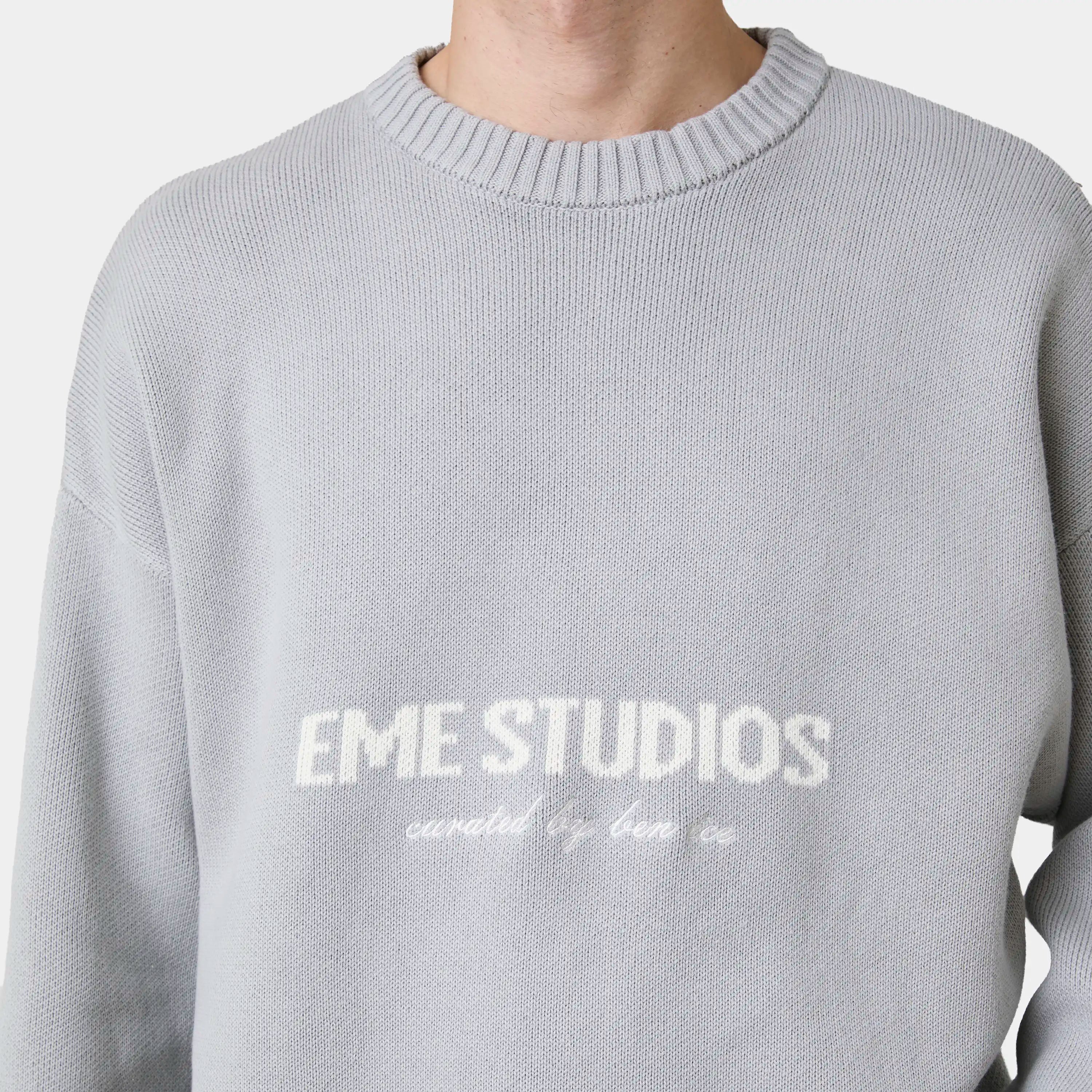 Master Grey Knit Sweater Knitwear eme