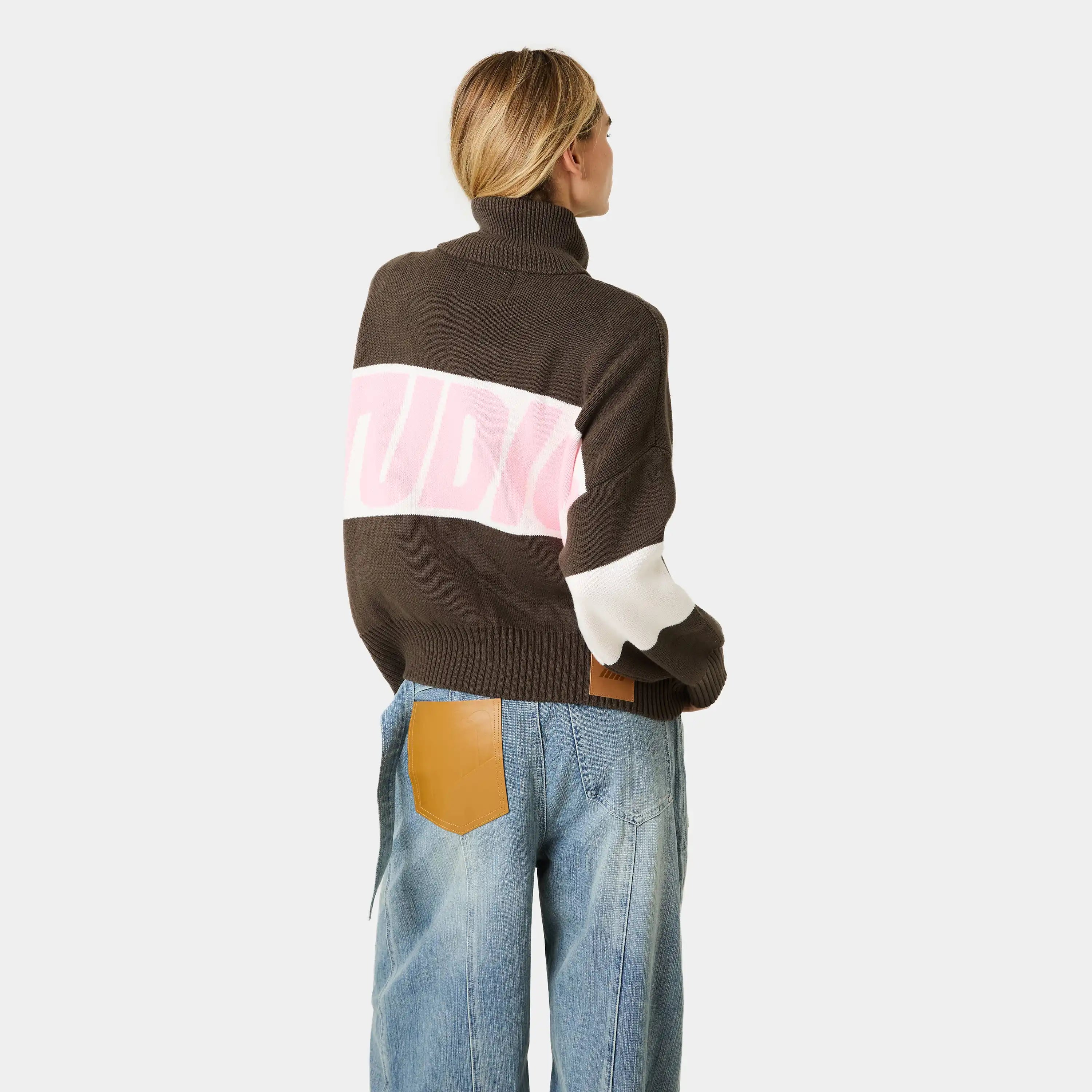 Thrill Lollipop Zipper Knit Knitwear eme