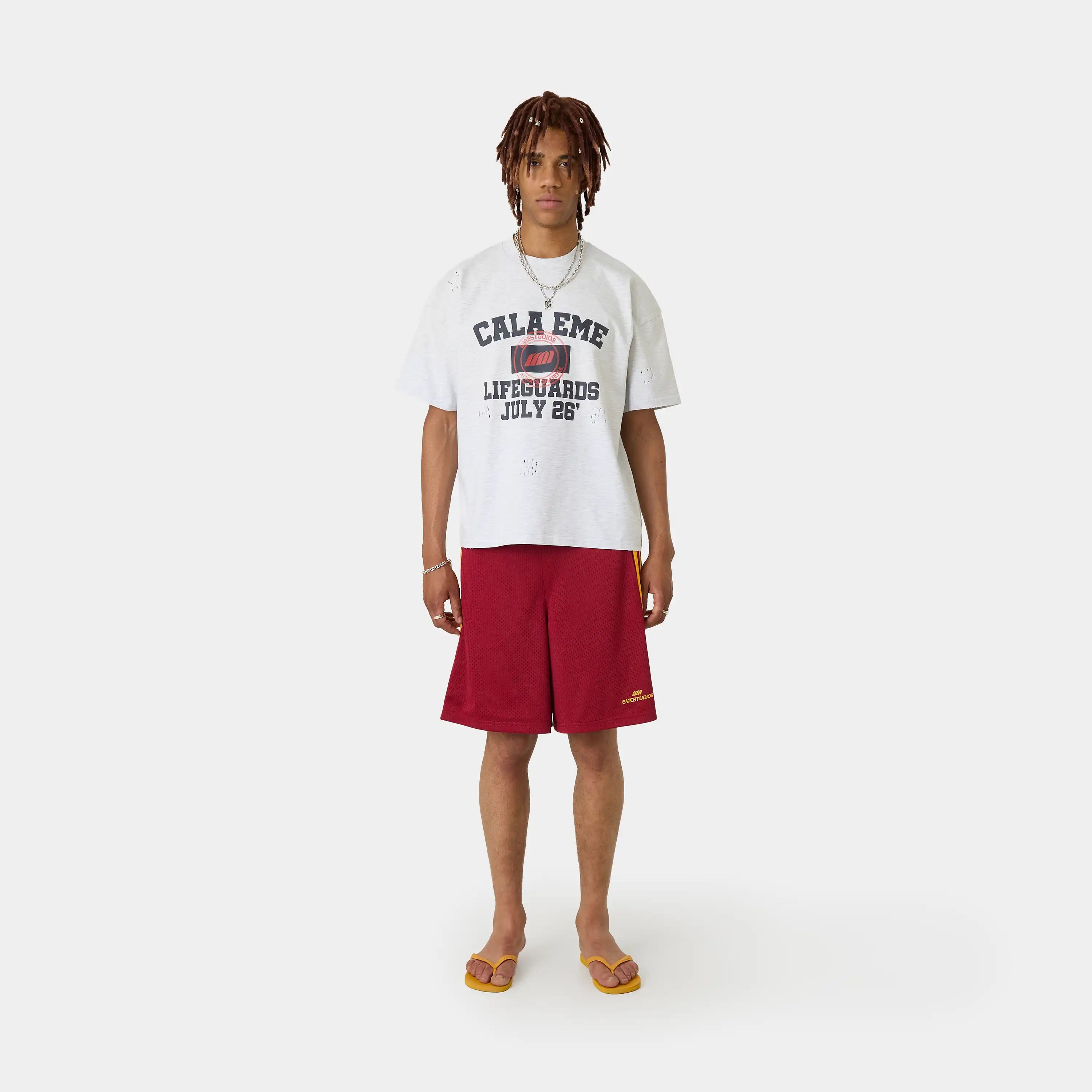 Marin Golden Mesh Shorts Shorts Eme Studios