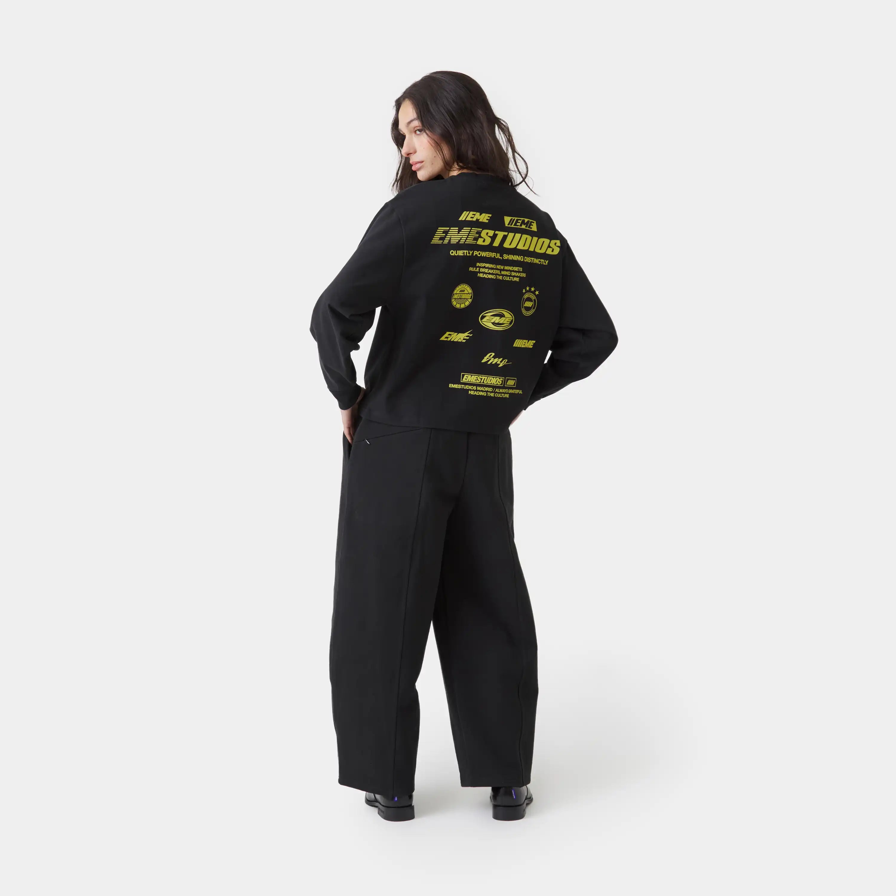 Heading Shadow Long Sleeve T-shirts Eme Studios