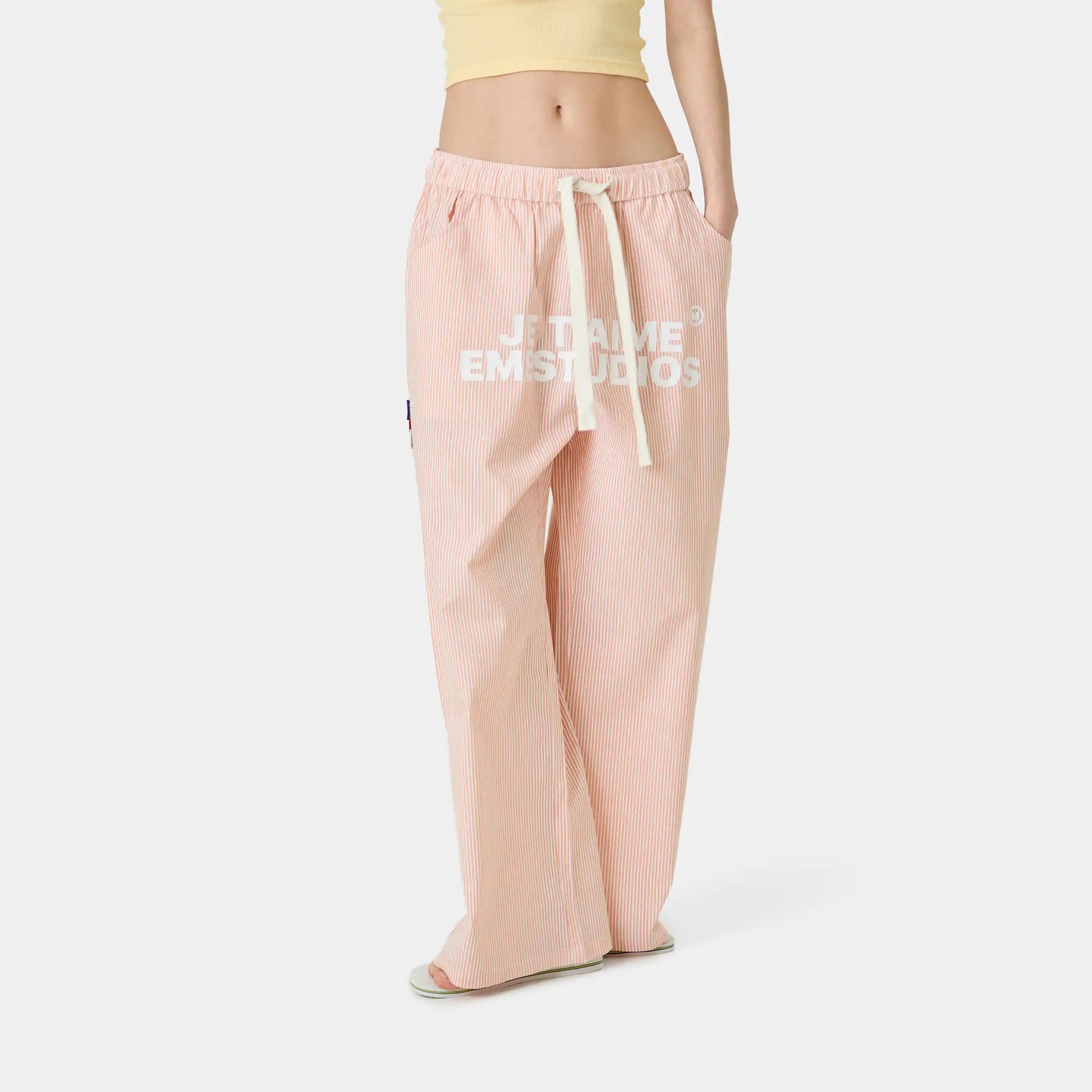 Jammies Je T'aime Orange Stripped CLP Pants Eme Studios
