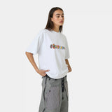Stickers White Oversized Tee T-shirts Eme Studios