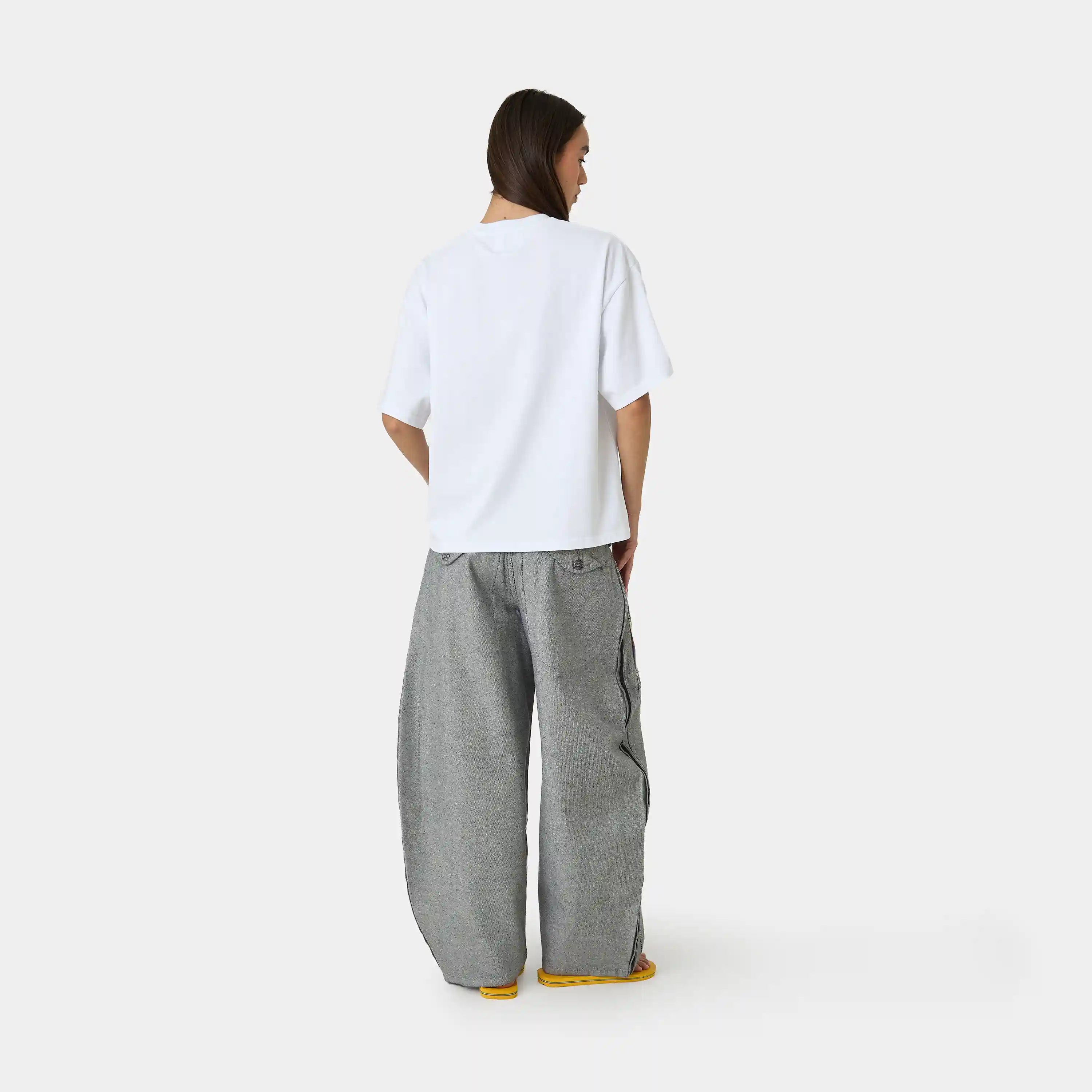 Stickers White Oversized Tee T-shirts Eme Studios