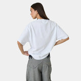 Stickers White Oversized Tee T-shirts Eme Studios