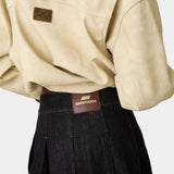 Kate Raw Denim Skirt Woman Pants Eme Studios