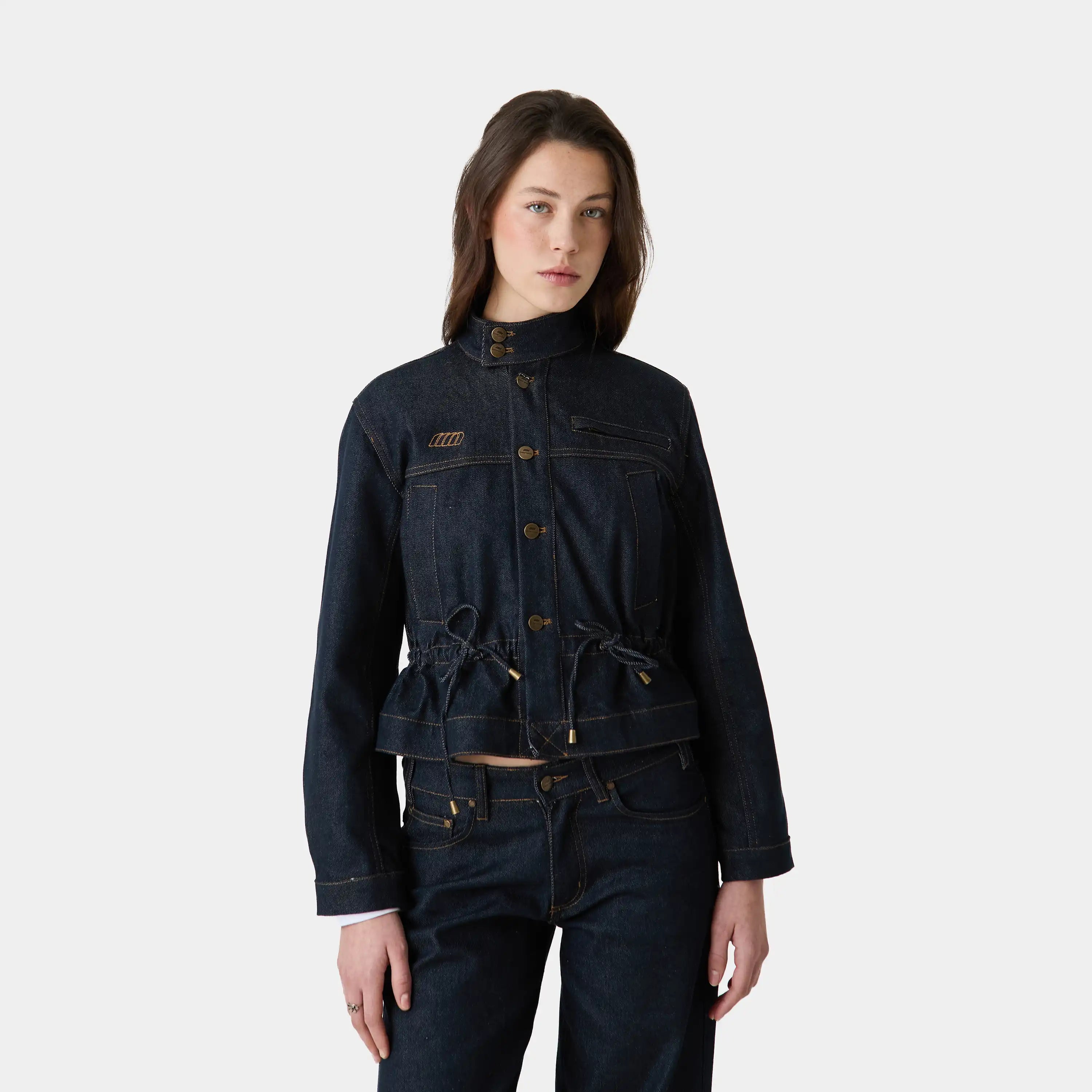 Moss Raw Denim Pants Woman Pants Eme Studios