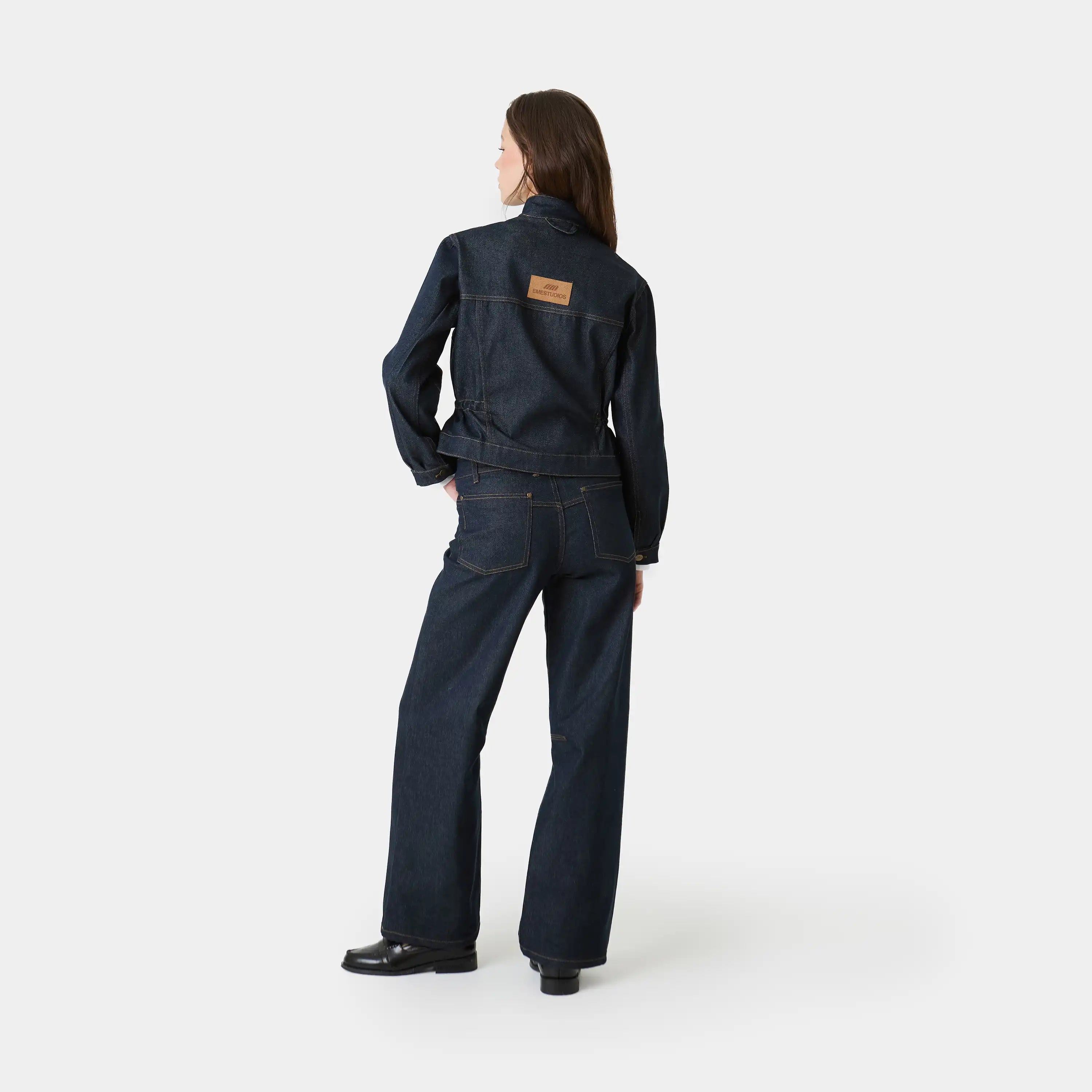 Moss Raw Denim Pants Woman Pants Eme Studios