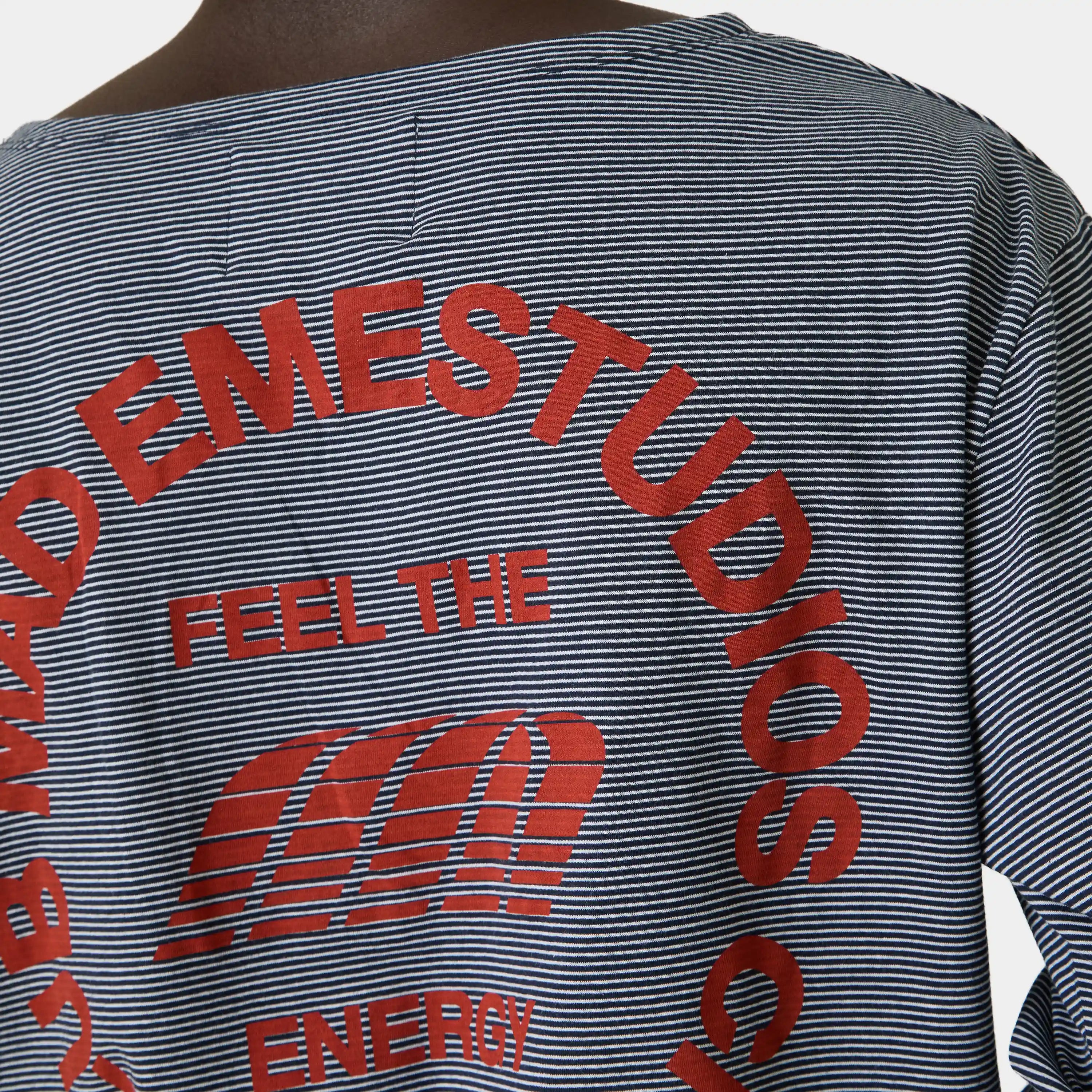 Rhodes Navy Long Sleeve T-shirts Eme Studios