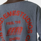 Rhodes Navy Long Sleeve T-shirts Eme Studios
