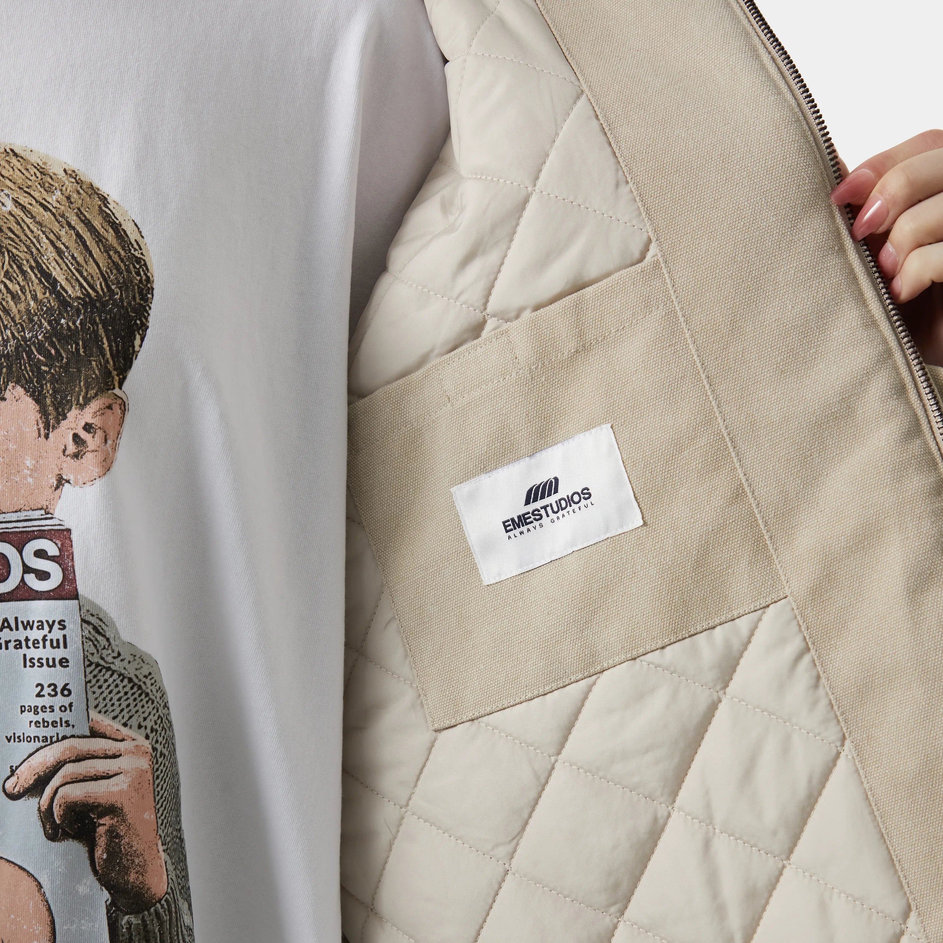Bulwark Canva Off Sand Coat Outerwear eme