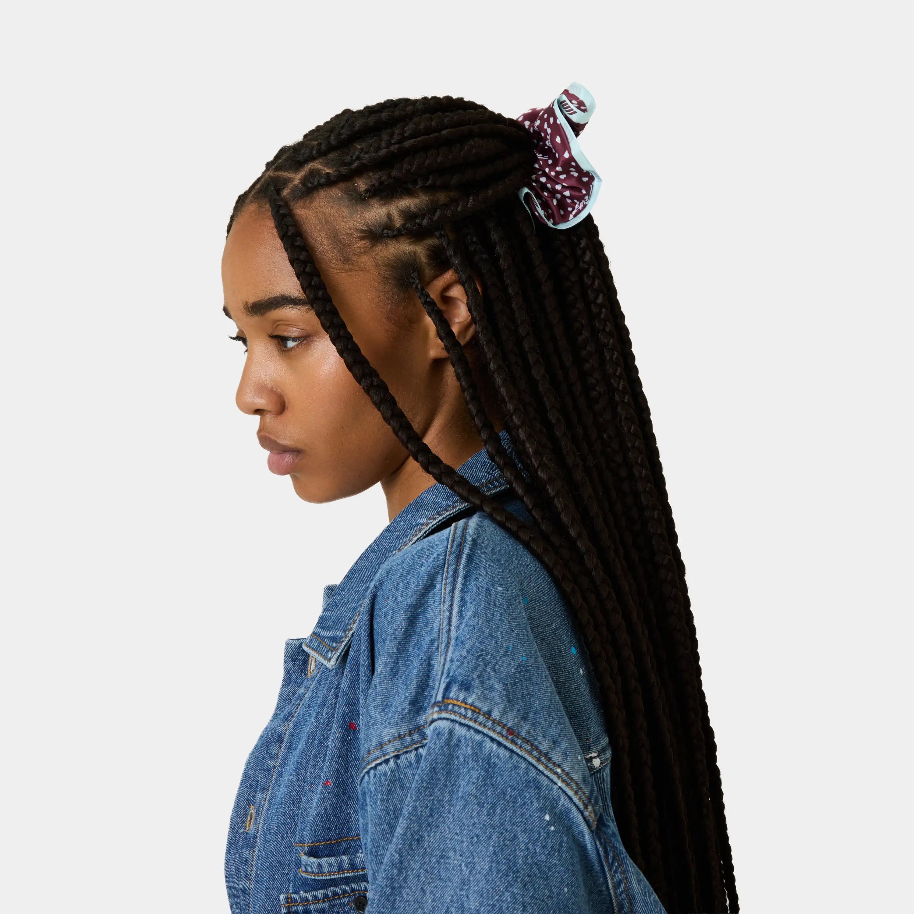 Isabella Burgundy Scrunchie Woman Accessories Eme Studios