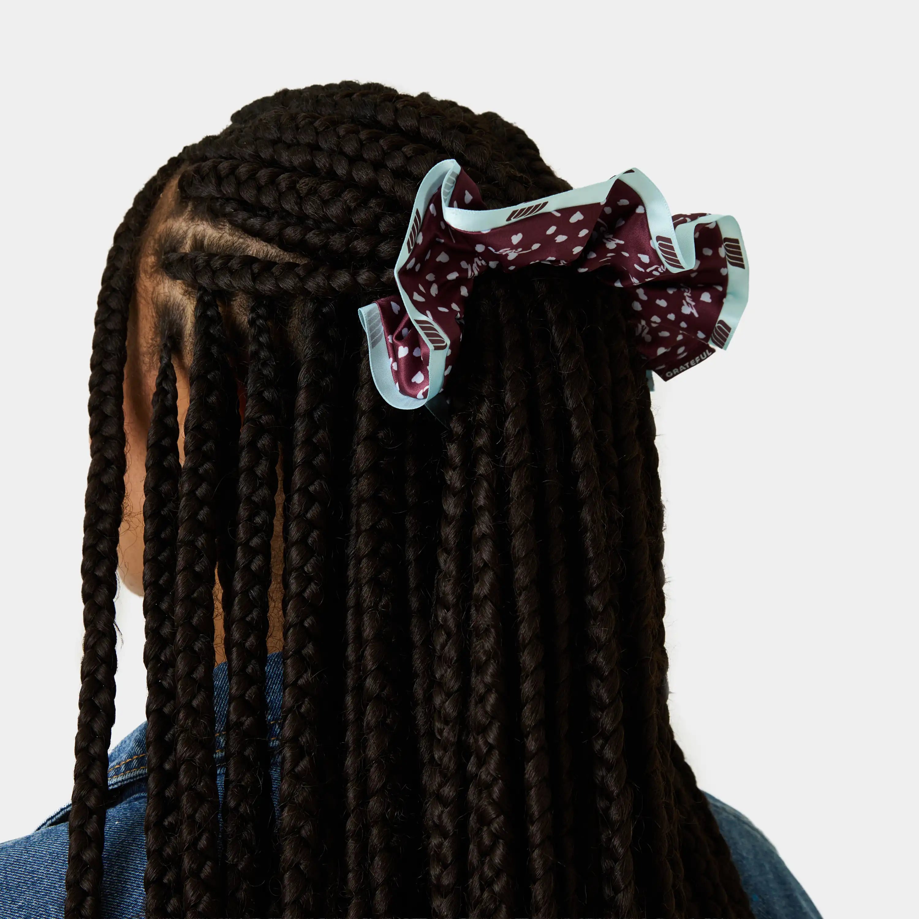 Isabella Burgundy Scrunchie Woman Accessories Eme Studios