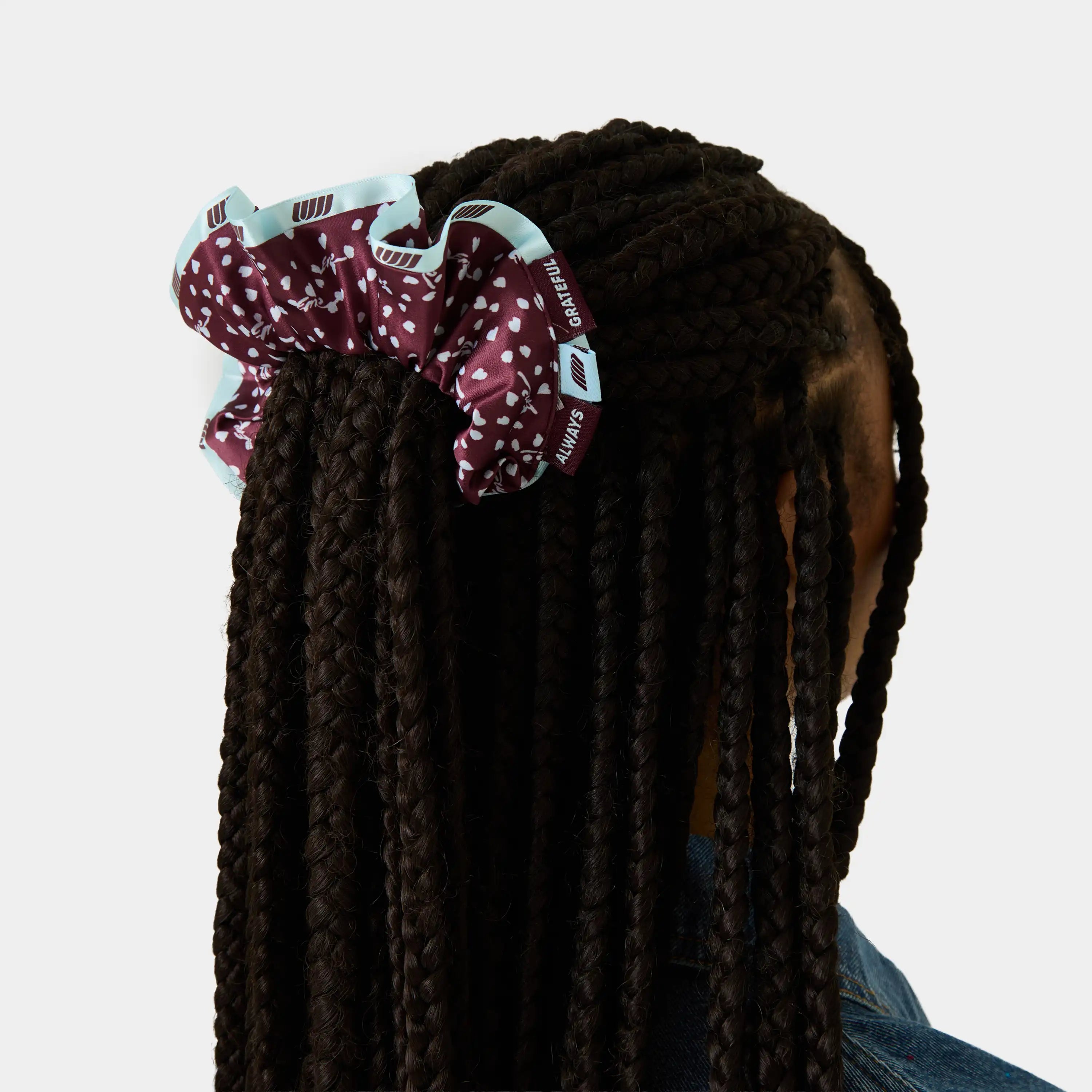 Isabella Burgundy Scrunchie Woman Accessories Eme Studios