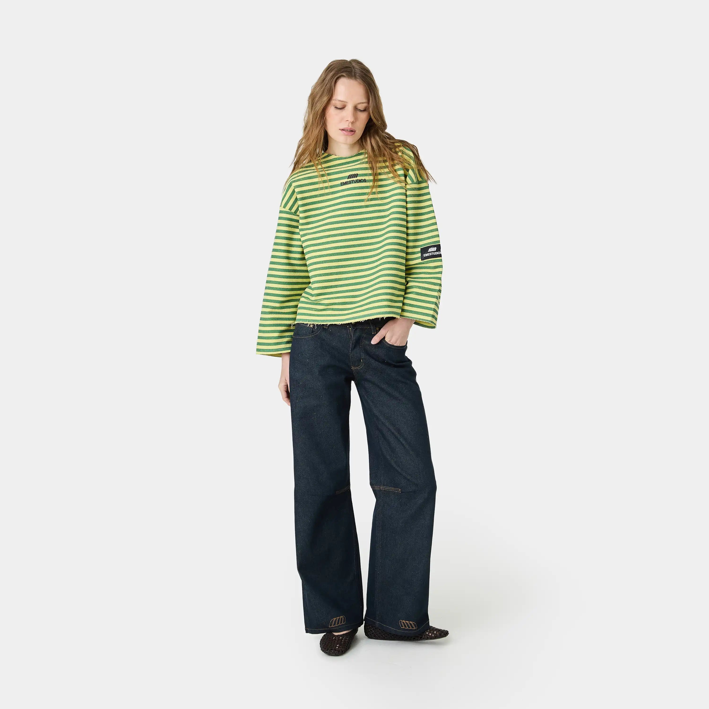 Sade Garden Reverse Crewneck Sweatshirts Eme Studios