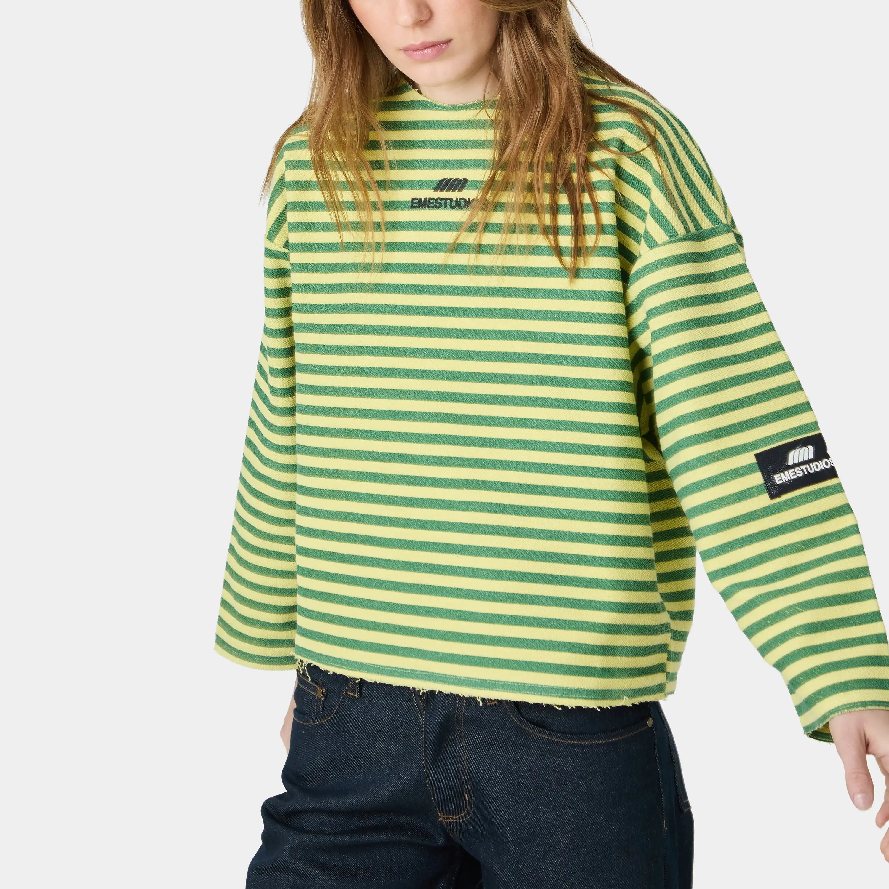 Sade Garden Reverse Crewneck Sweatshirts Eme Studios