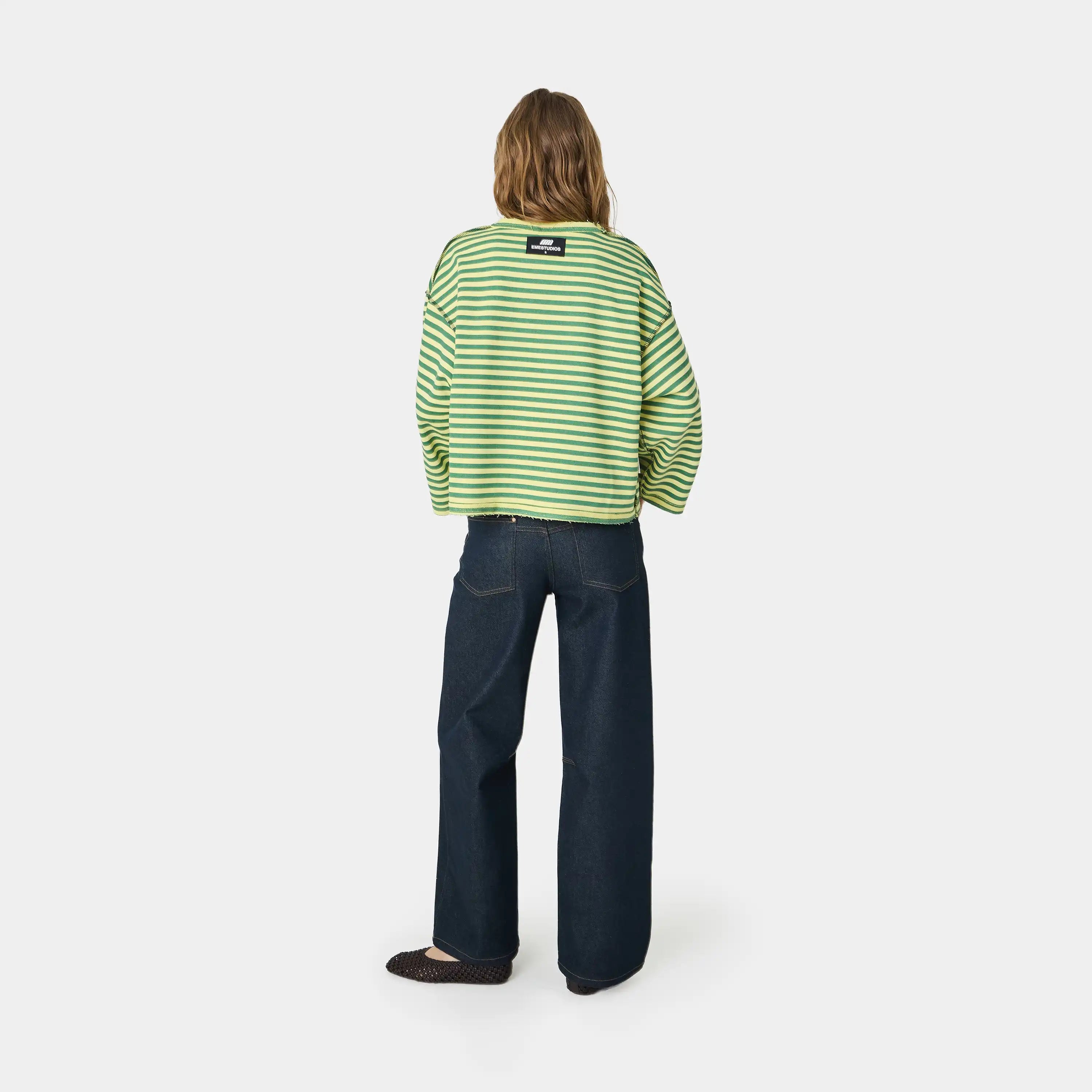 Sade Garden Reverse Crewneck Sweatshirts Eme Studios