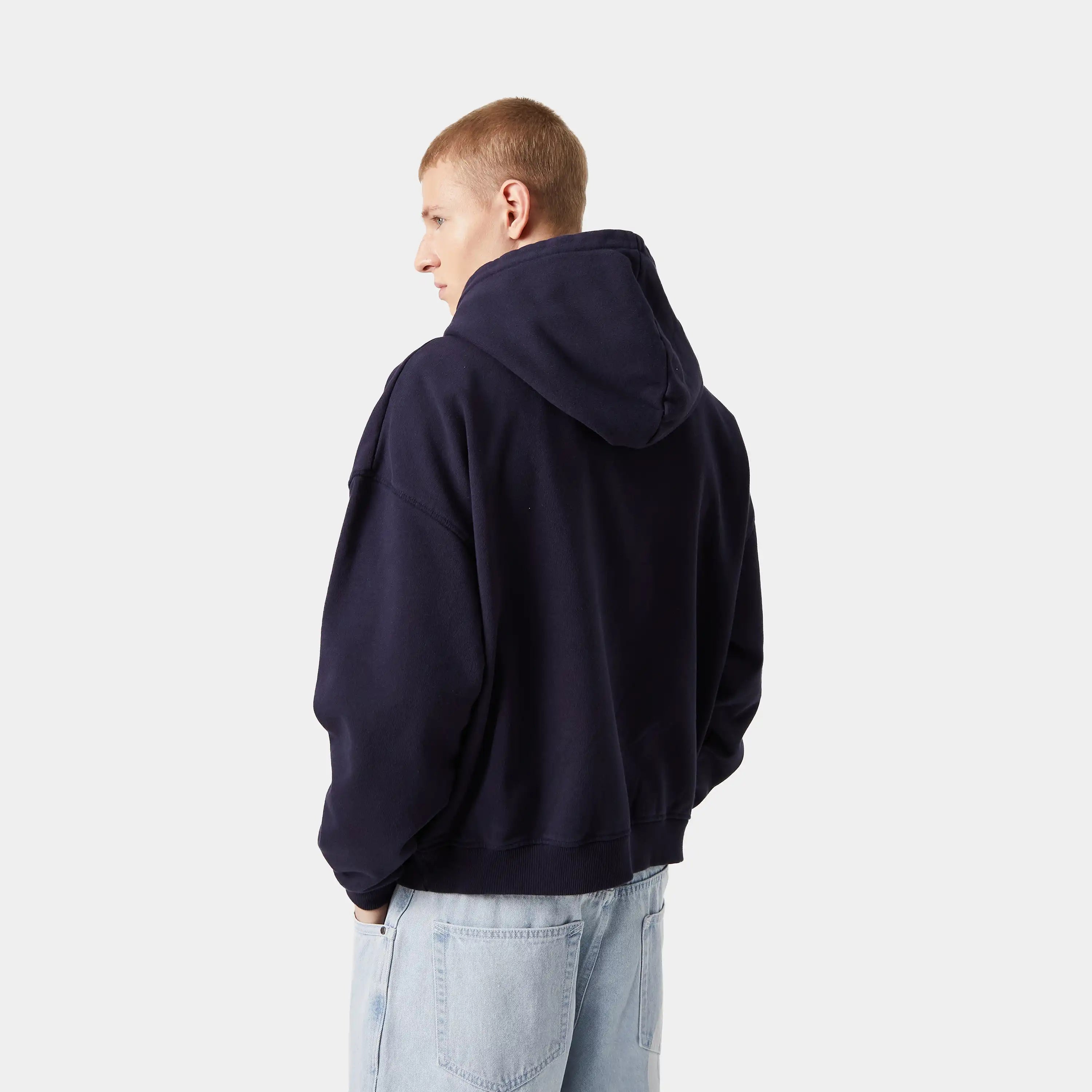 Plog Navy Oversized Oversized Hoodie Hoodies eme