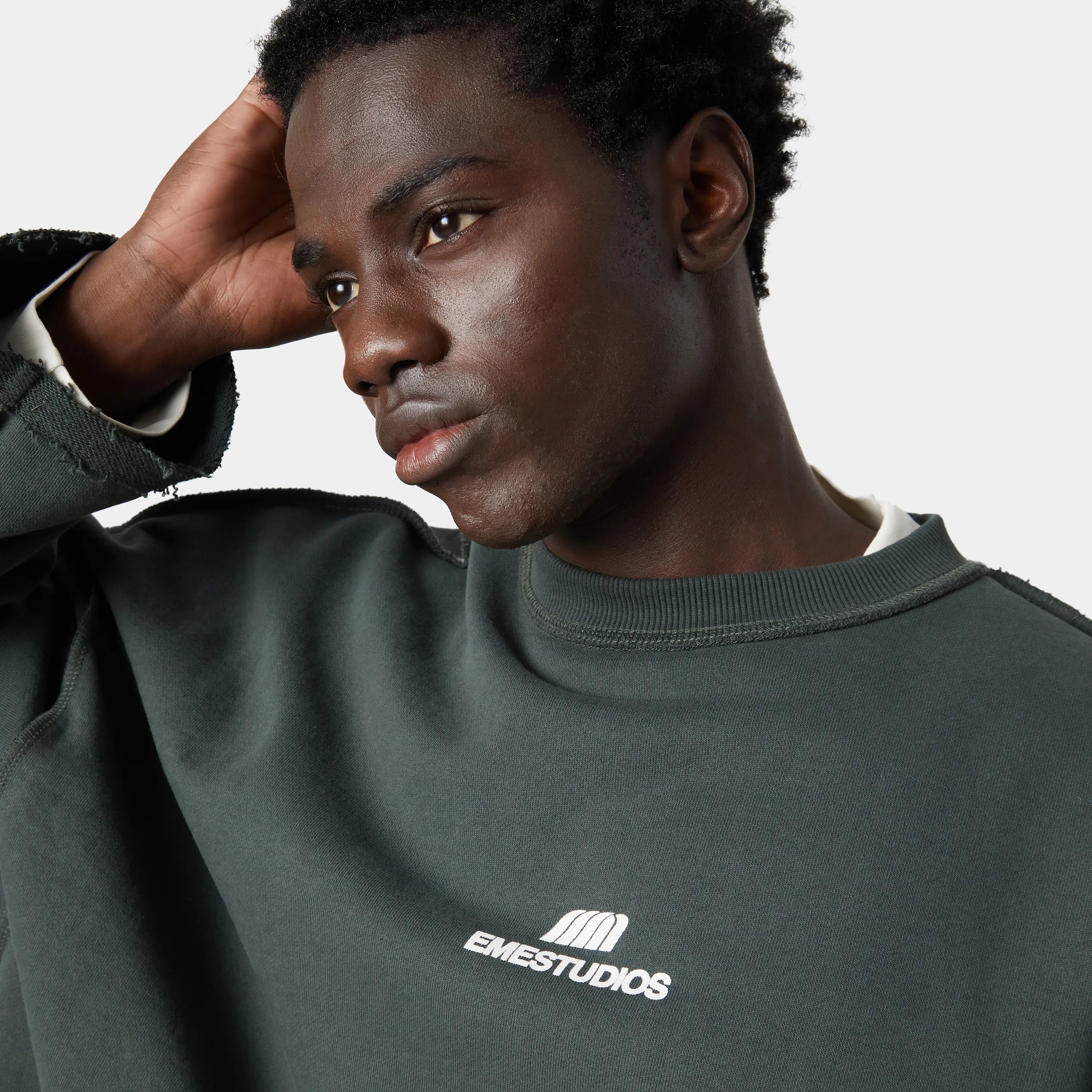 Stealth Hunt Reverse Crewneck Sweatshirts Eme Studios