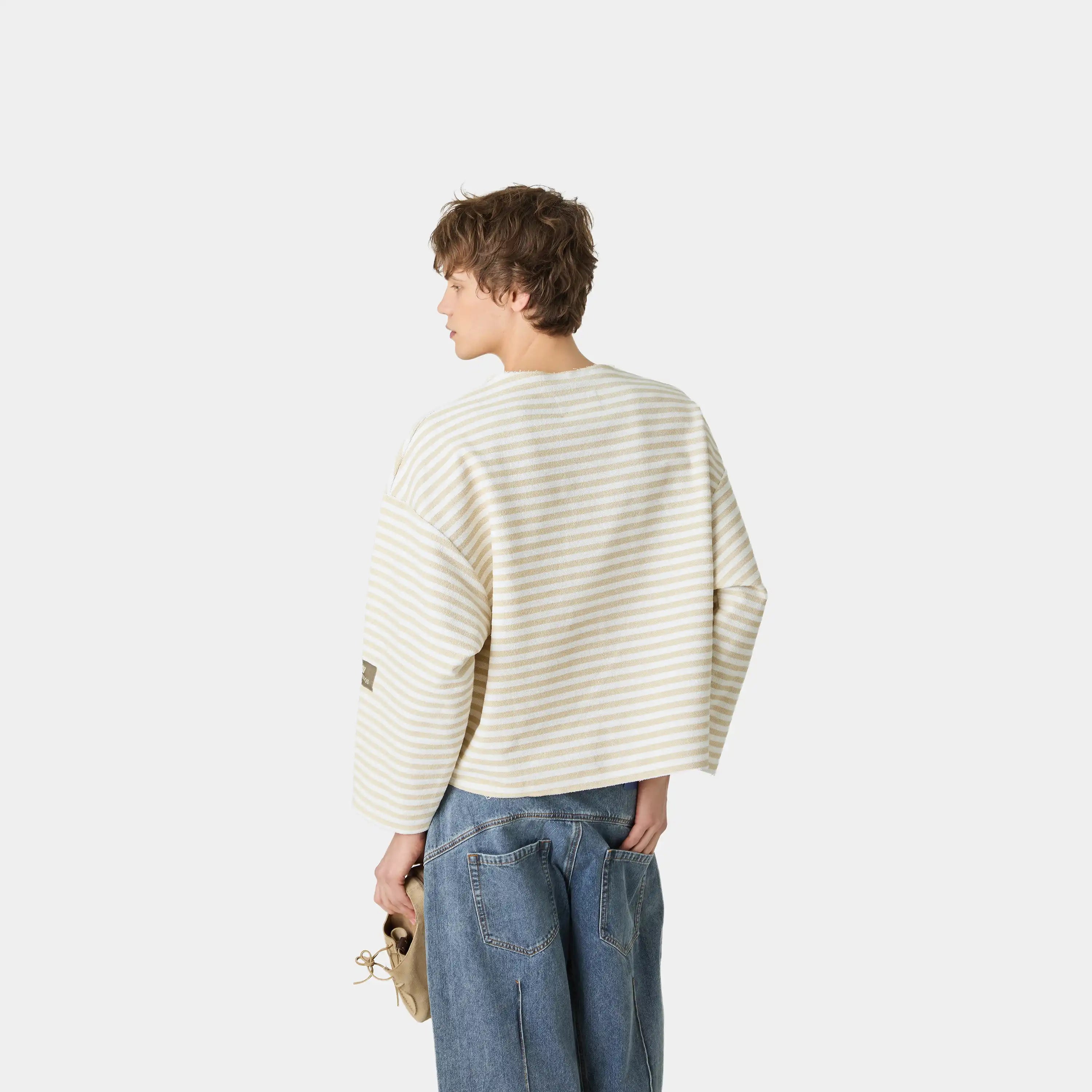 Sade Off Sand Reverse Crewneck Sweatshirts Eme Studios