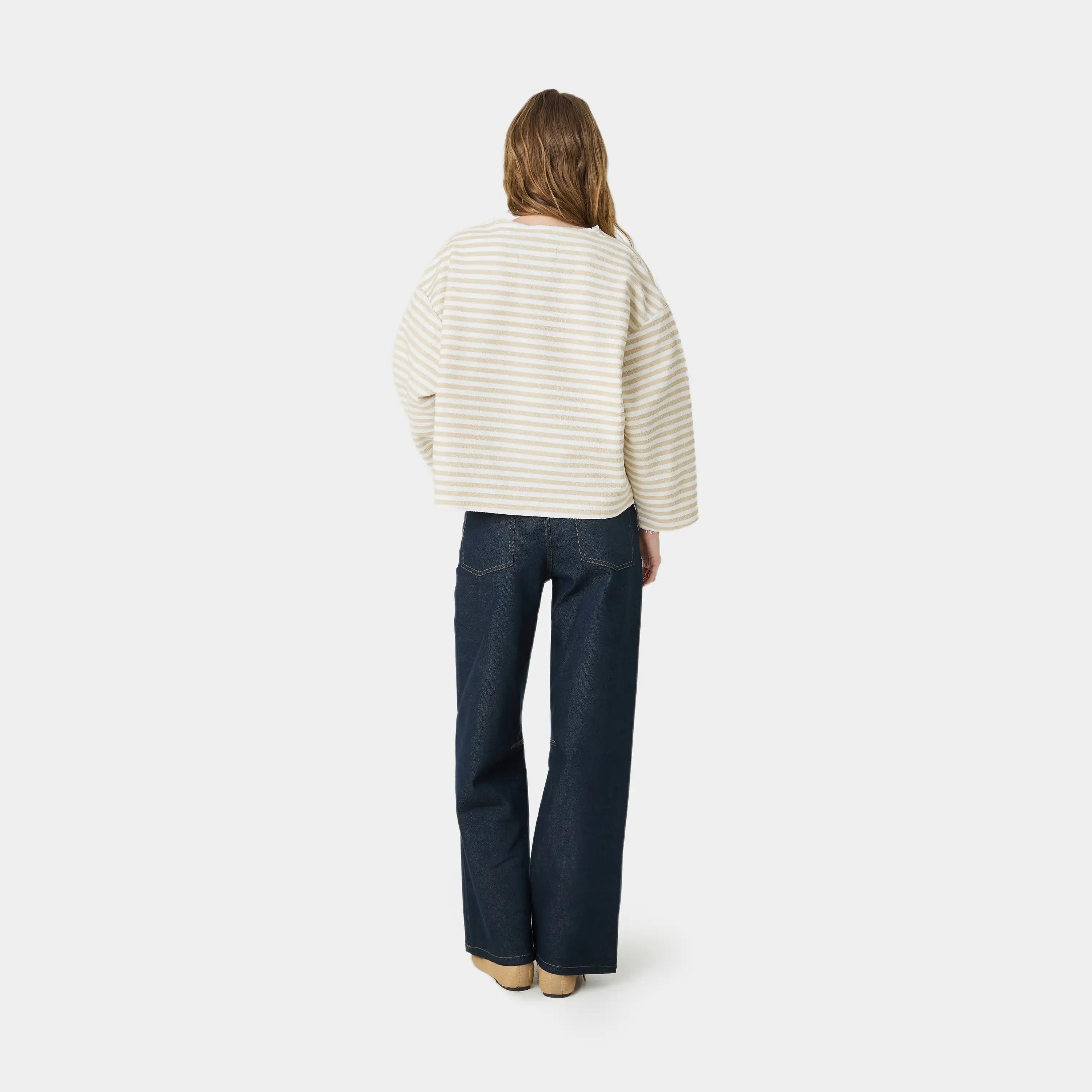 Sade Off Sand Reverse Crewneck Sweatshirts Eme Studios