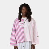 Roguish Fucsia Striped Long Sleeve T-shirts eme