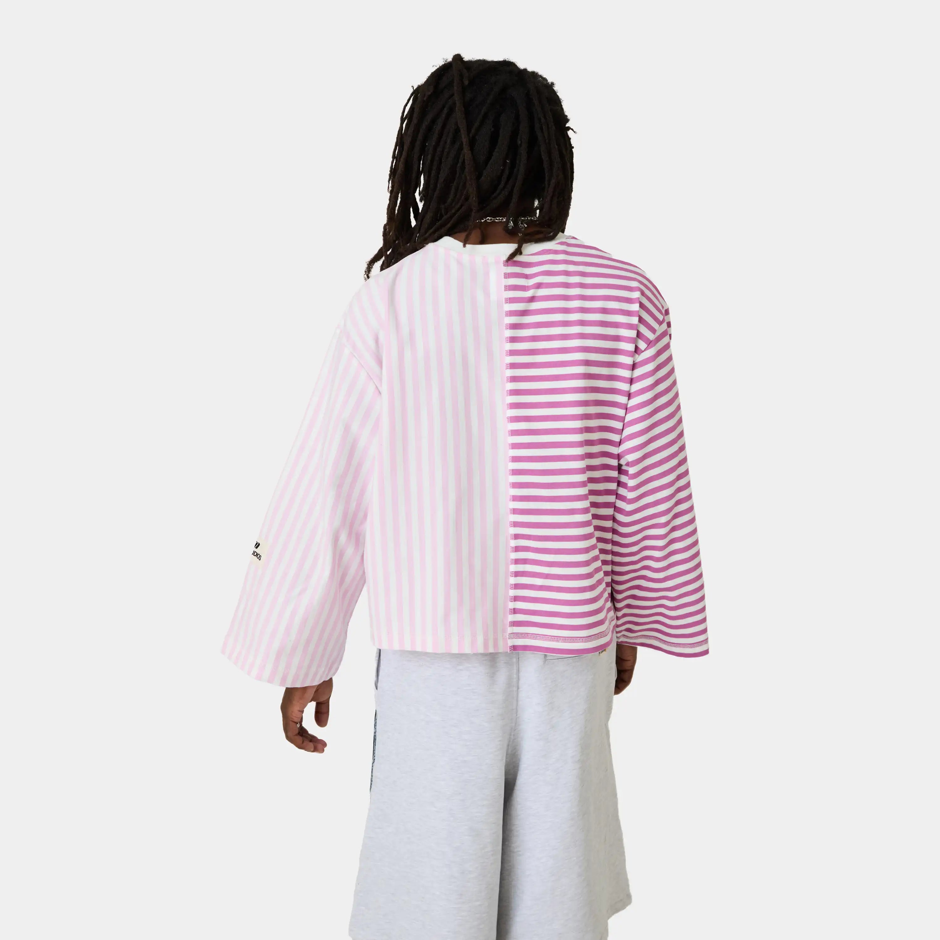 Roguish Fucsia Striped Long Sleeve T-shirts eme
