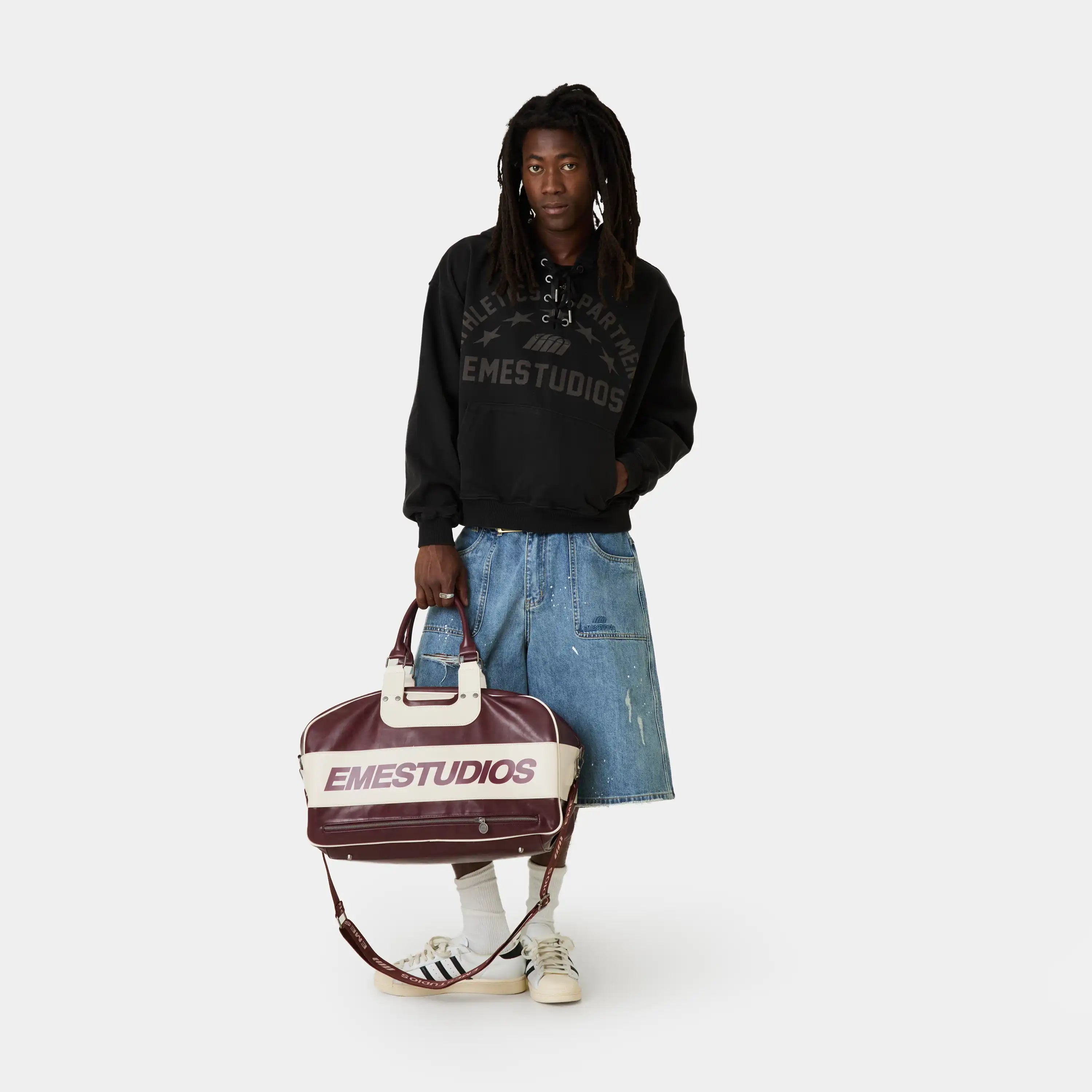 Rush Burgundy Duffle Bag Accesories Eme Studios