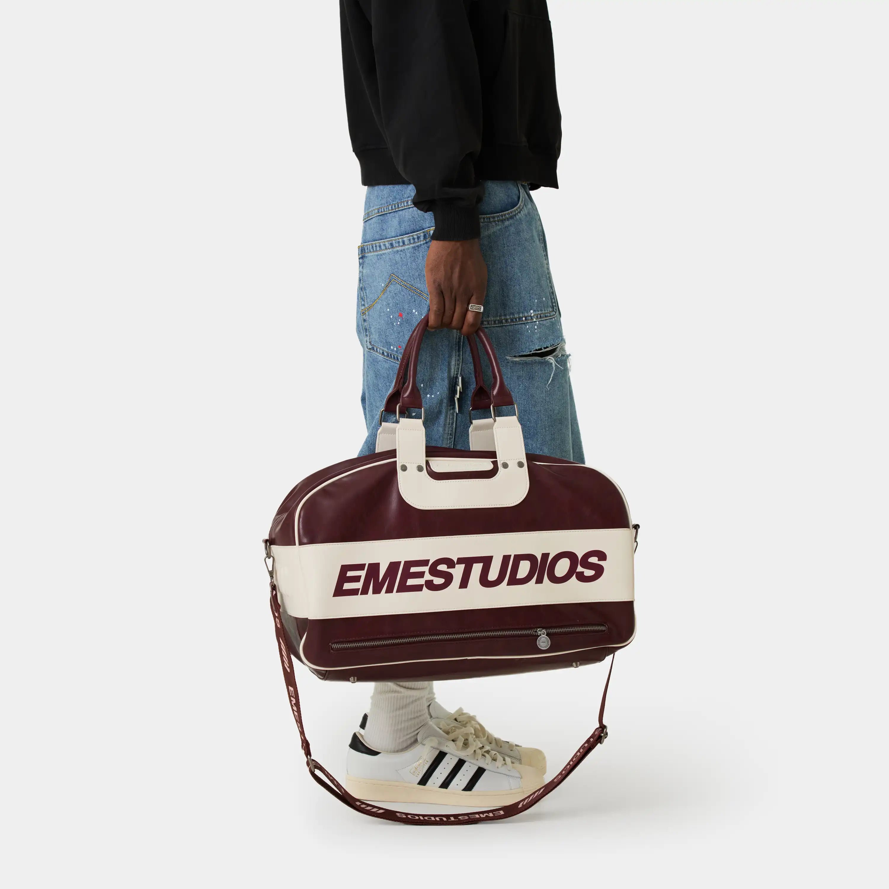 Rush Burgundy Duffle Bag Accesories Eme Studios