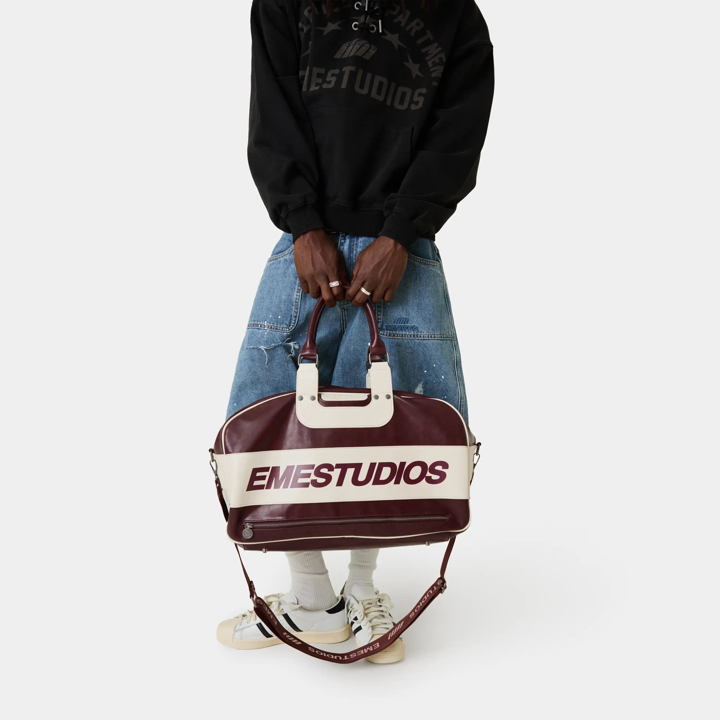 Rush Burgundy Duffle Bag Accesories Eme Studios