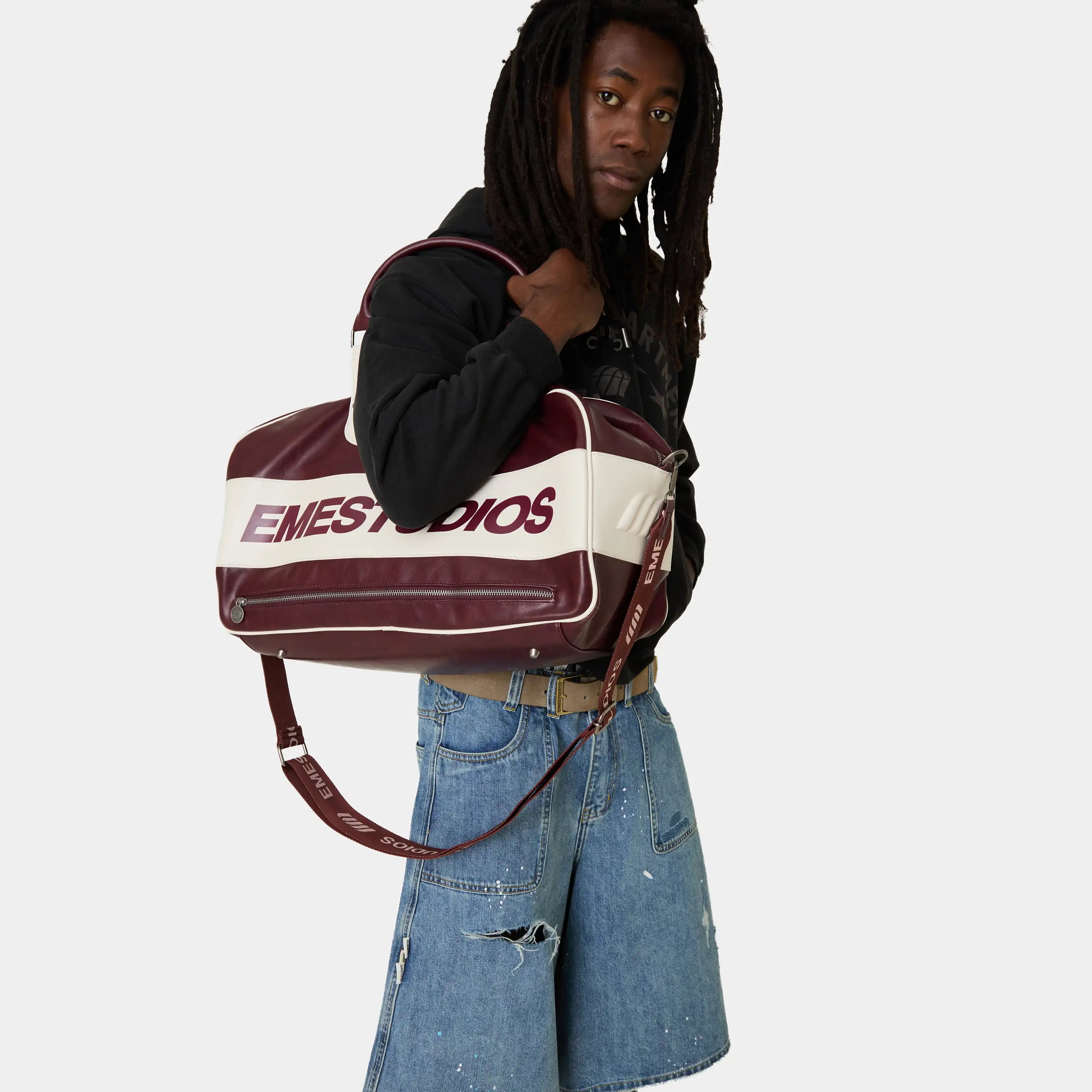 Rush Burgundy Duffle Bag Accesories Eme Studios
