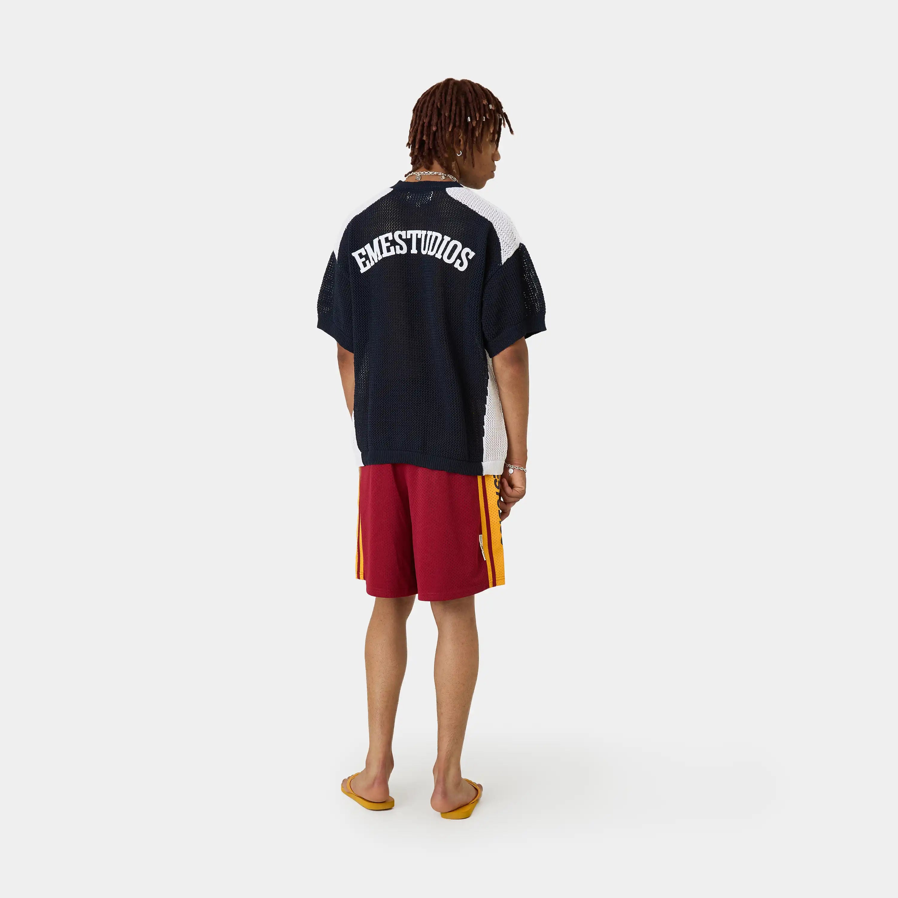 Striker Night Sky Open Knit T-shirts Eme Studios