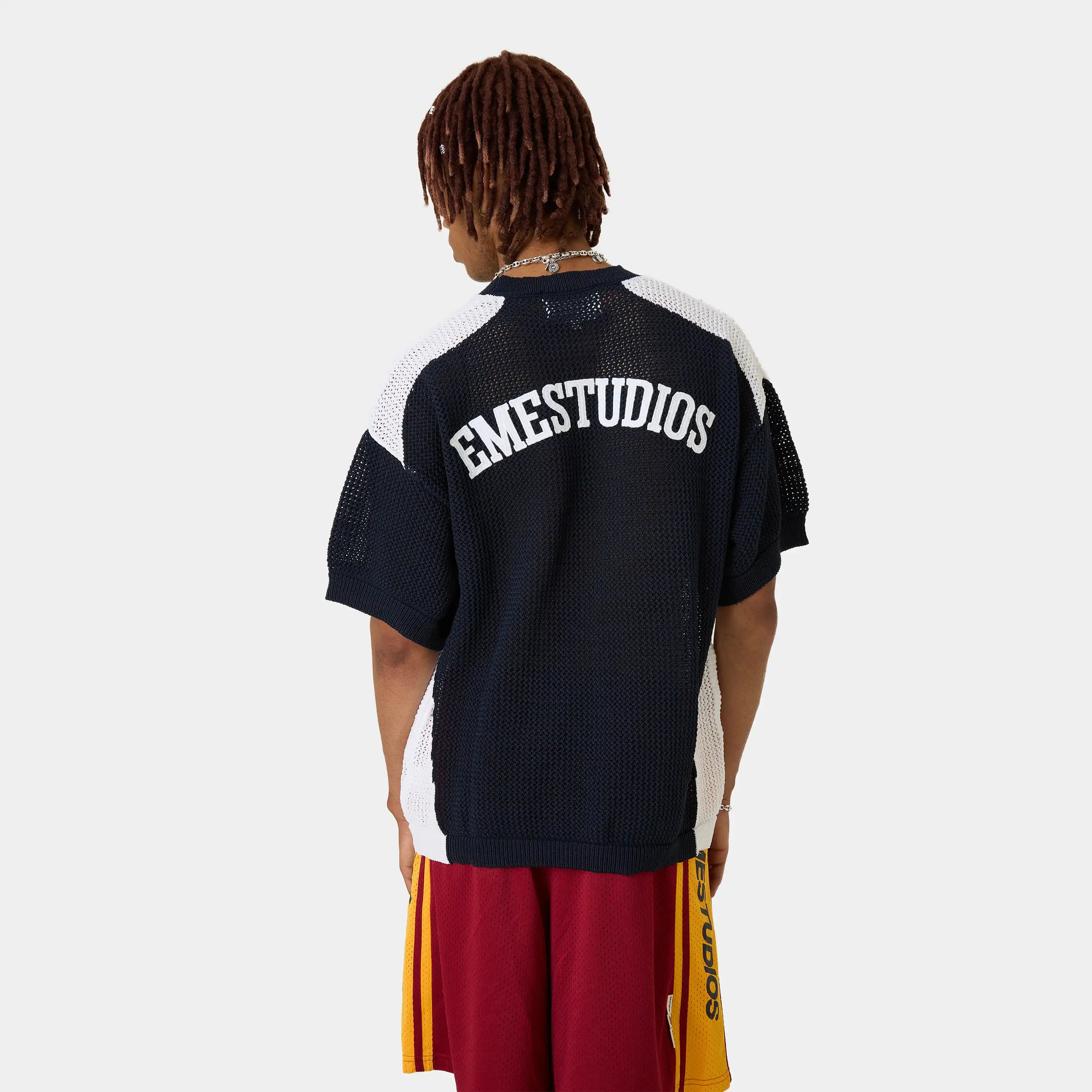 Striker Night Sky Open Knit T-shirts Eme Studios