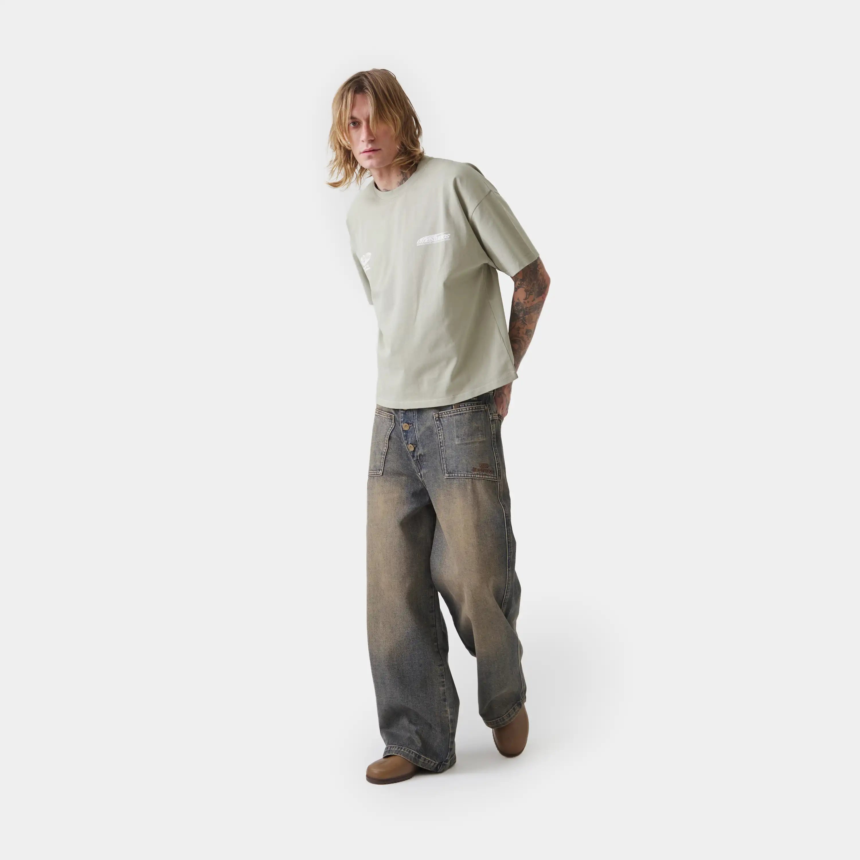 Ginger Sage Oversized Tee T-shirts Eme Studios